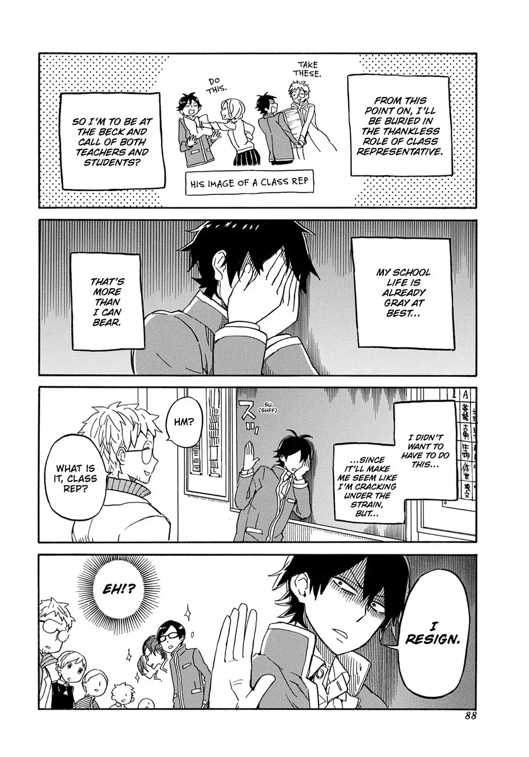Handa-kun Chapter 3 page 16 - Chapter 3: Handa-kun & the Class Rep