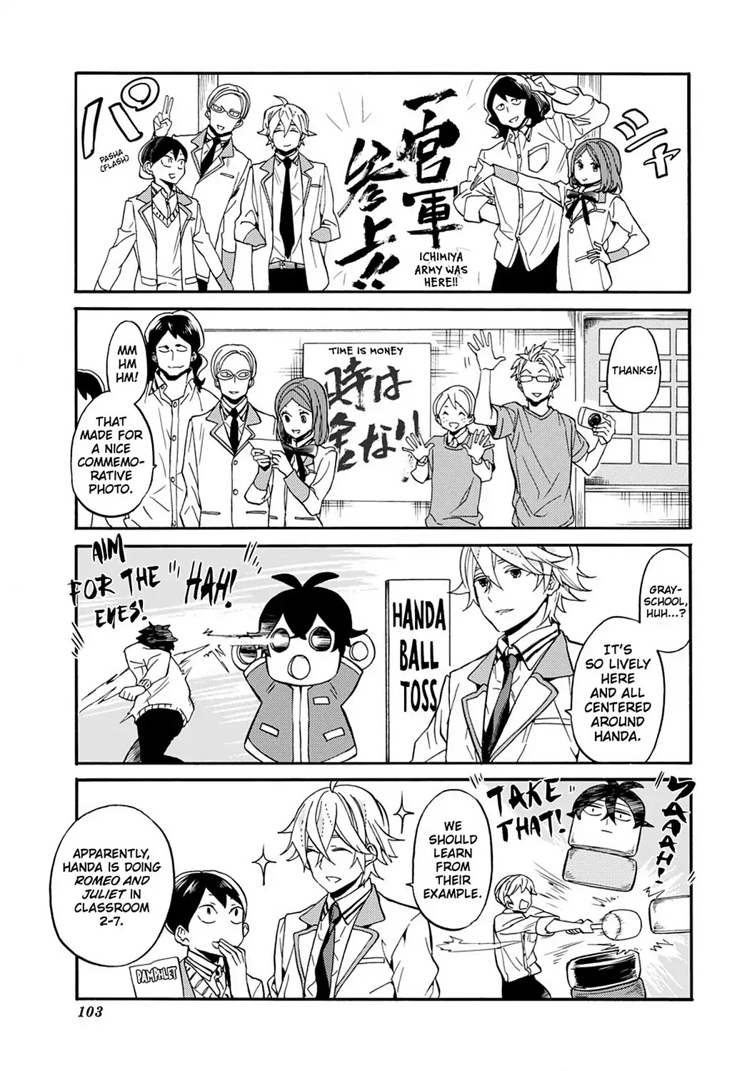 Handa-kun Chapter 30 page 15 - Chapter 30: Handa-kun & the Culture Festival 2