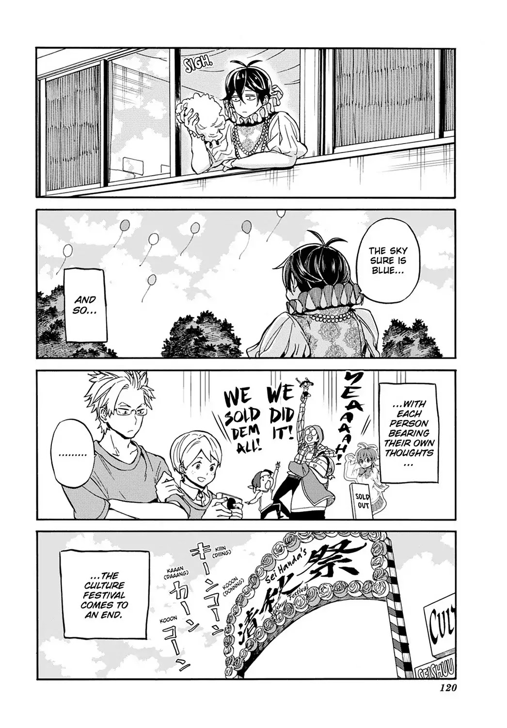 Handa-kun Chapter 30 page 32 - Chapter 30: Handa-kun & the Culture Festival 2