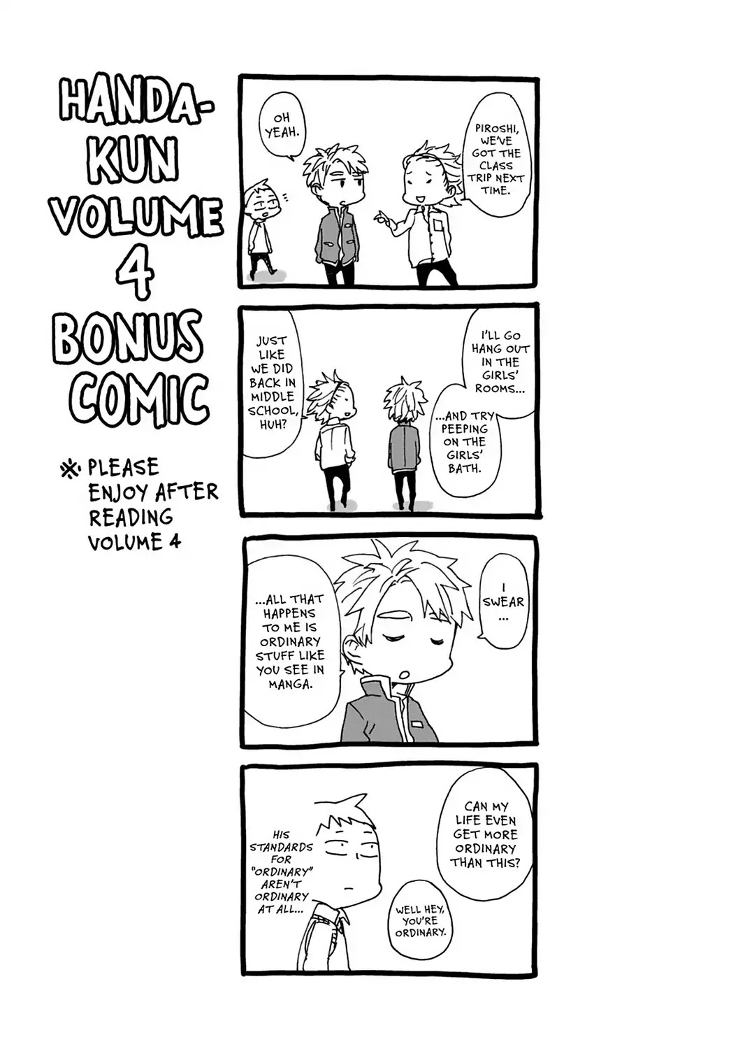 Handa-kun Chapter 31.10 page 13 - Vol.7 Handa-kun Special