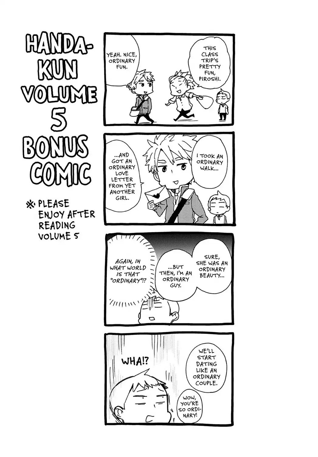Handa-kun Chapter 31.10 page 15 - Vol.7 Handa-kun Special