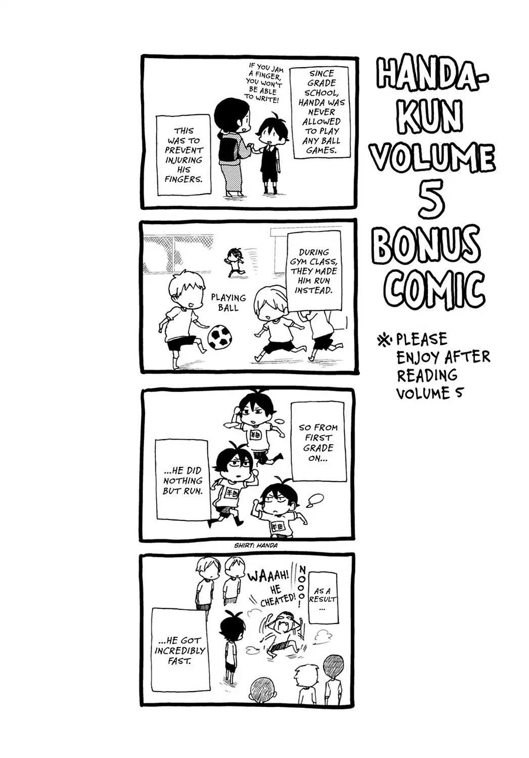 Handa-kun Chapter 31.10 page 16 - Vol.7 Handa-kun Special