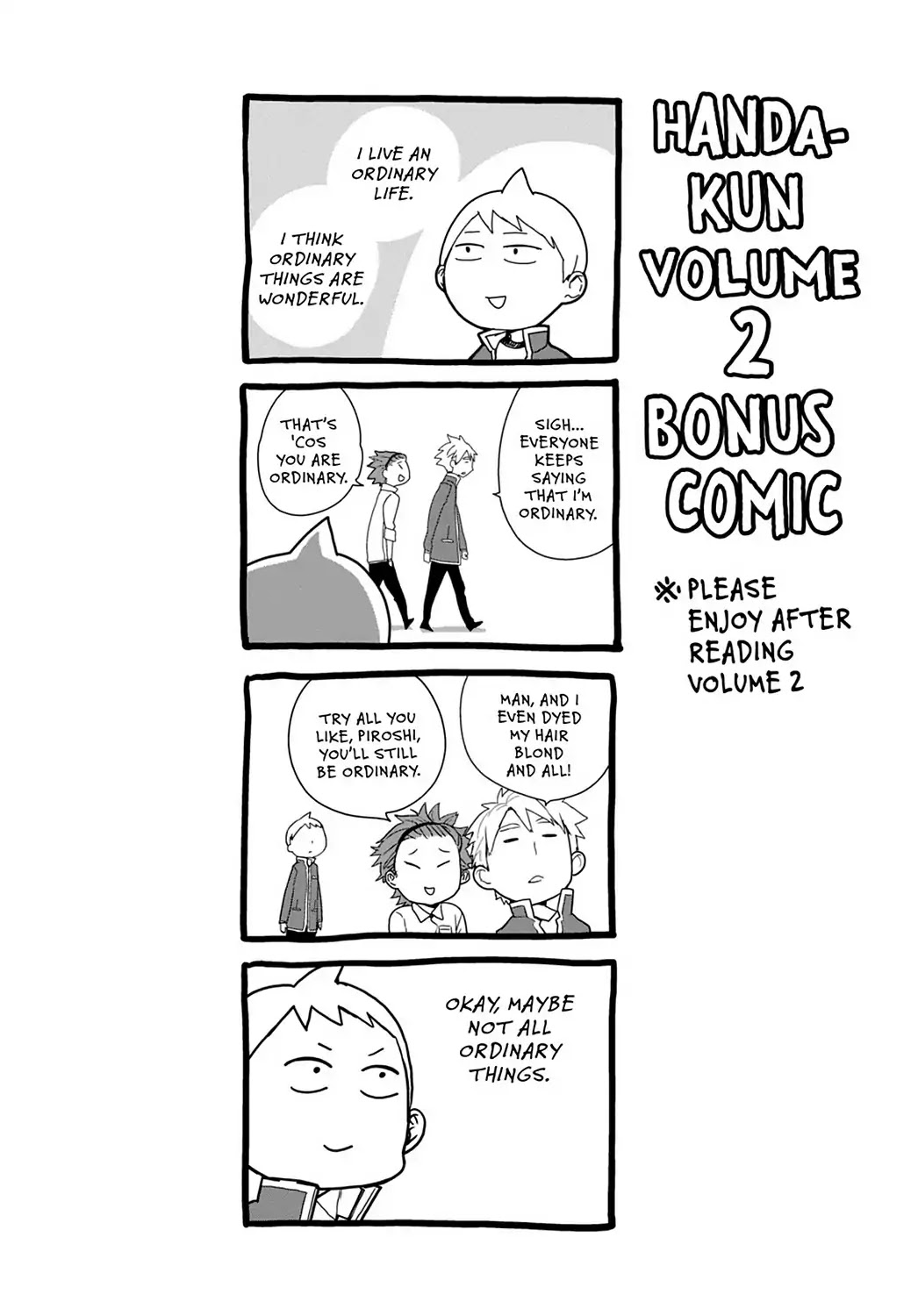 Handa-kun Chapter 31.10 page 6 - Vol.7 Handa-kun Special