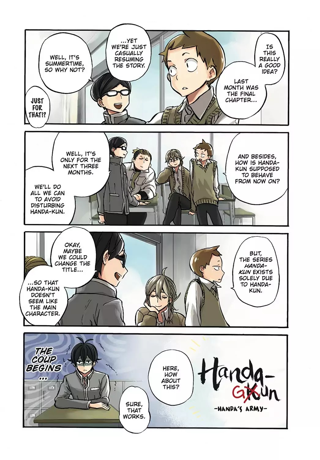 Handa-kun Chapter 31.5 page 11 - Vol.7 Special Comic Gallery
