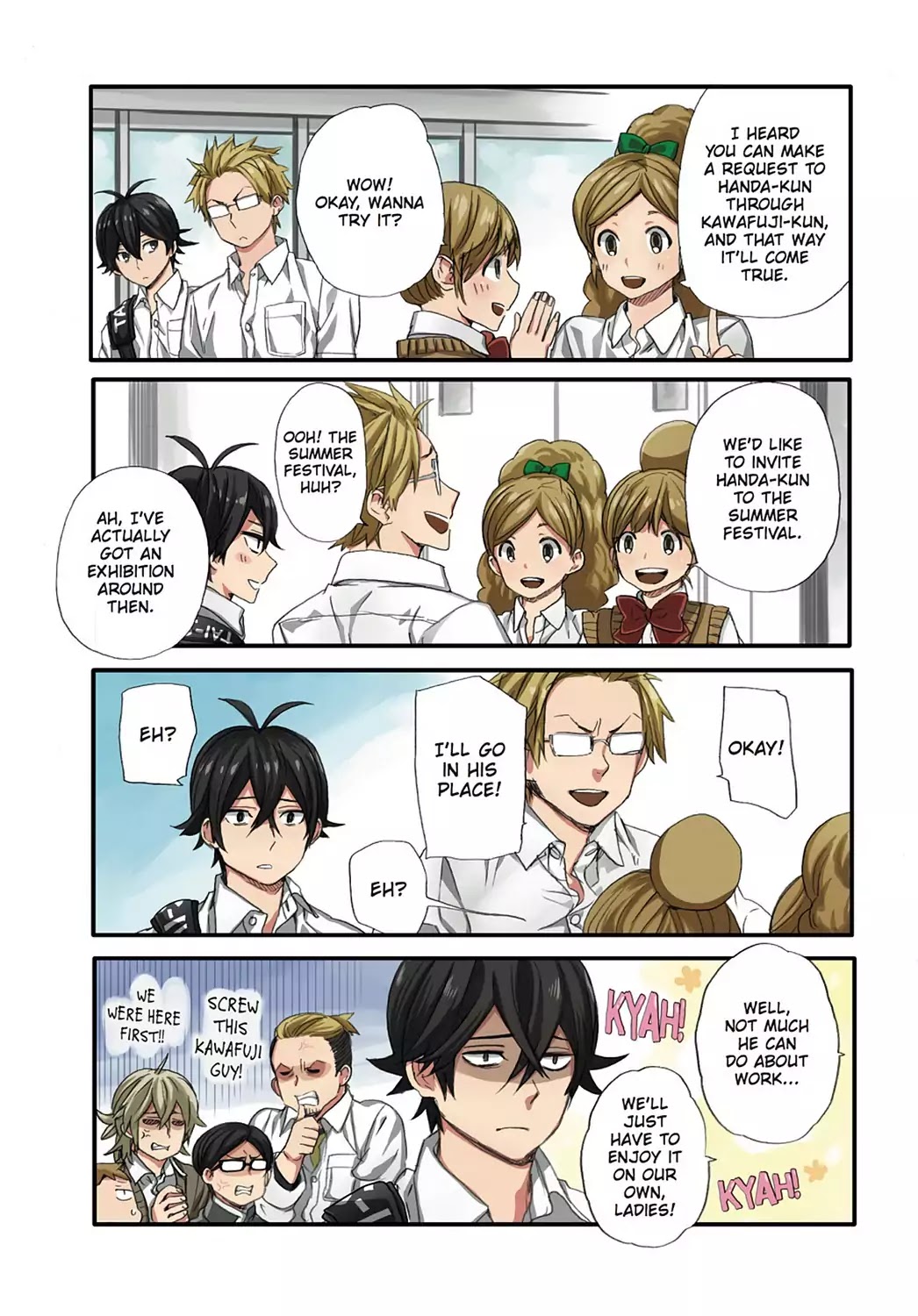 Handa-kun Chapter 31.5 page 12 - Vol.7 Special Comic Gallery