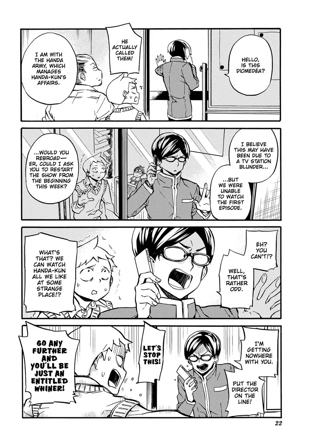 Handa-kun Chapter 31.6 page 12 - Vol.7 Extra Arc: Handa-kun & the TV Anime