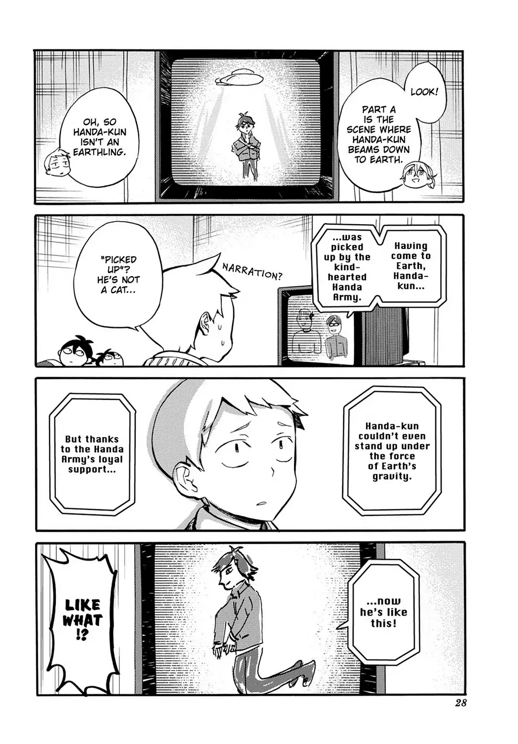Handa-kun Chapter 31.6 page 18 - Vol.7 Extra Arc: Handa-kun & the TV Anime