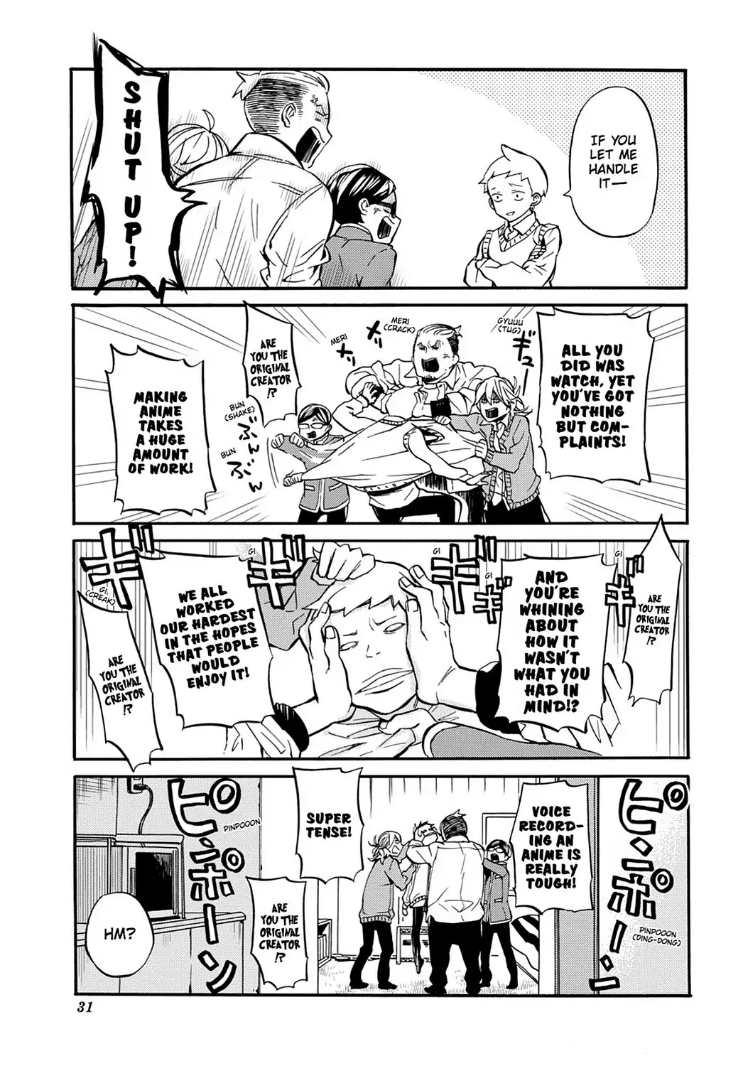 Handa-kun Chapter 31.6 page 21 - Vol.7 Extra Arc: Handa-kun & the TV Anime