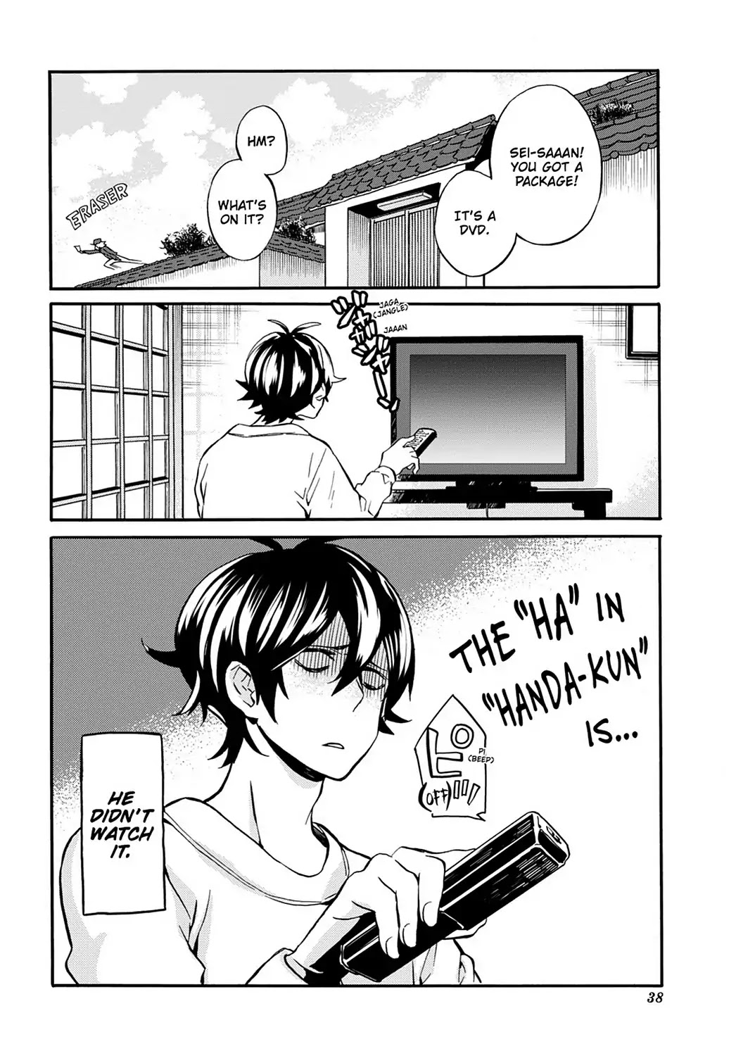 Handa-kun Chapter 31.6 page 28 - Vol.7 Extra Arc: Handa-kun & the TV Anime