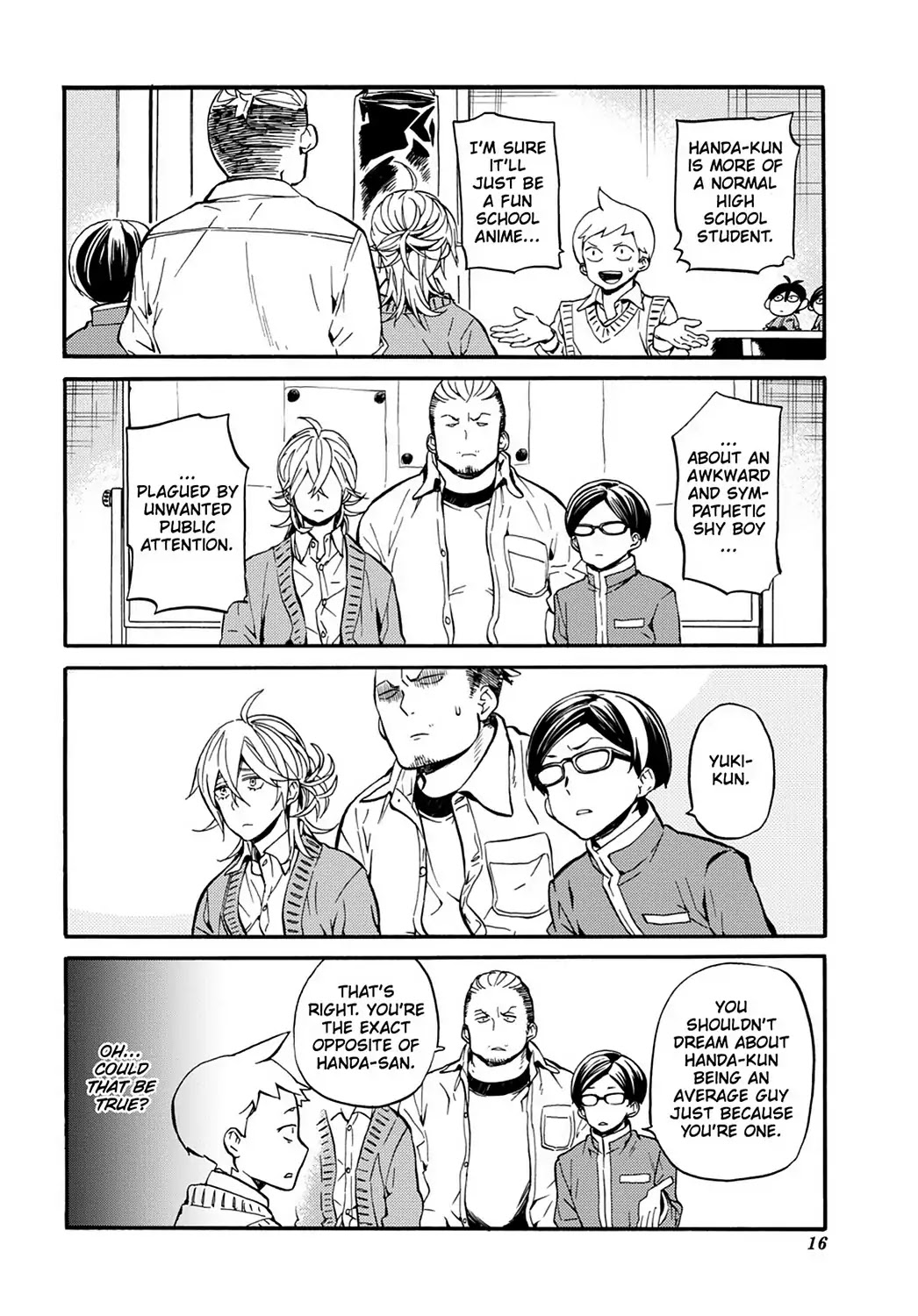 Handa-kun Chapter 31.6 page 6 - Vol.7 Extra Arc: Handa-kun & the TV Anime