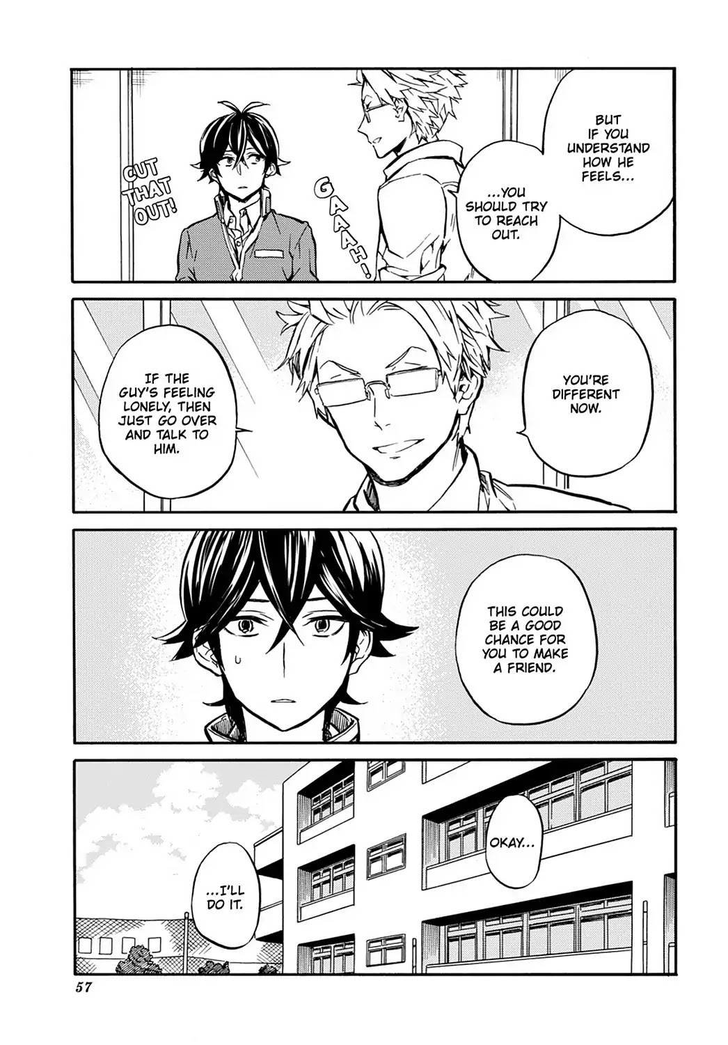 Handa-kun Chapter 31.7 page 15 - Vol.7 Extra Arc: Handa-kun & the Person in Front