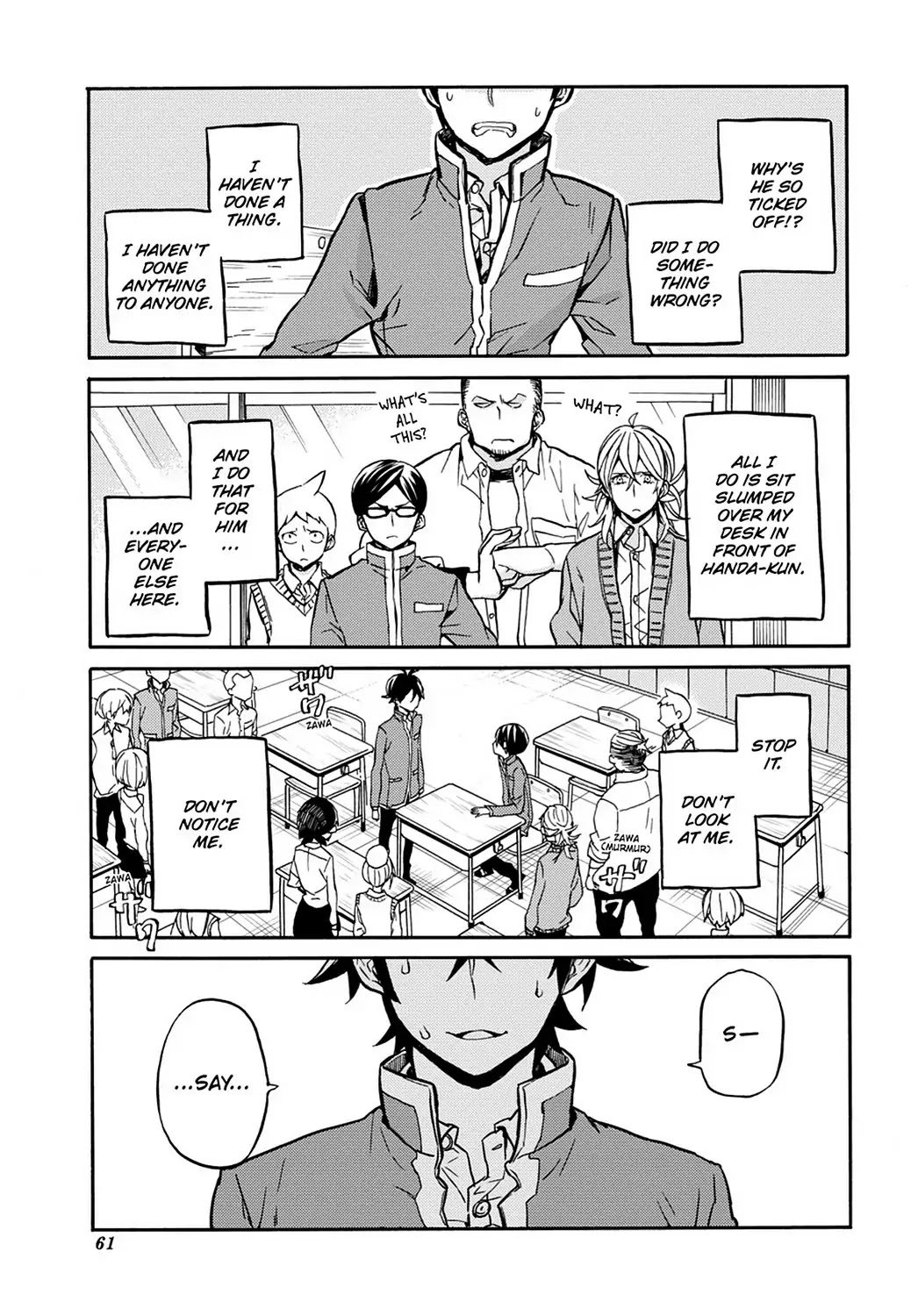 Handa-kun Chapter 31.7 page 19 - Vol.7 Extra Arc: Handa-kun & the Person in Front