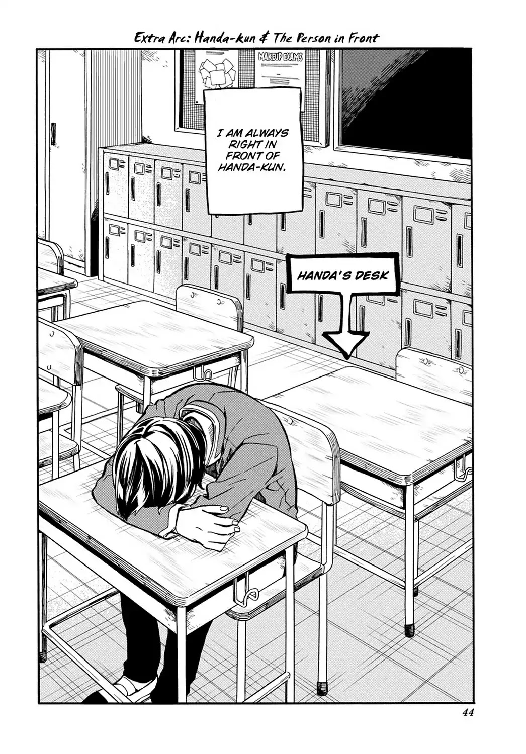 Handa-kun Chapter 31.7 page 2 - Vol.7 Extra Arc: Handa-kun & the Person in Front