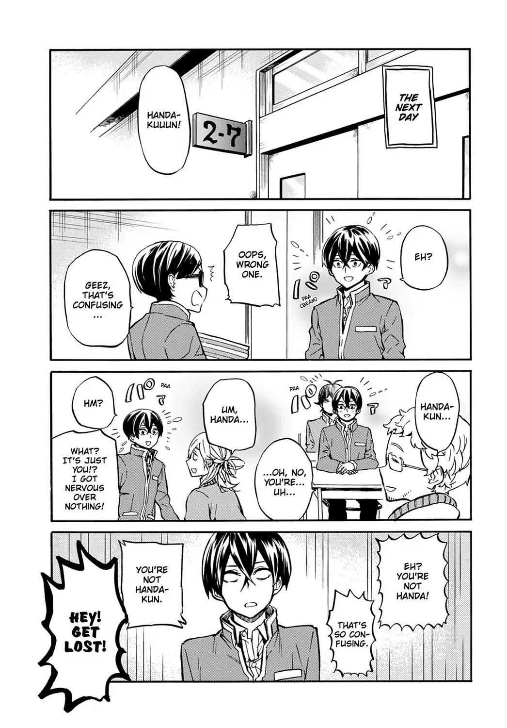 Handa-kun Chapter 31.7 page 25 - Vol.7 Extra Arc: Handa-kun & the Person in Front