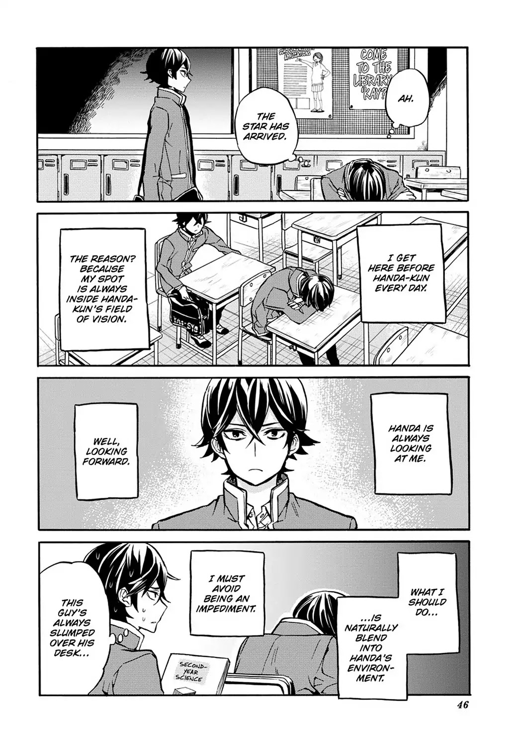 Handa-kun Chapter 31.7 page 4 - Vol.7 Extra Arc: Handa-kun & the Person in Front
