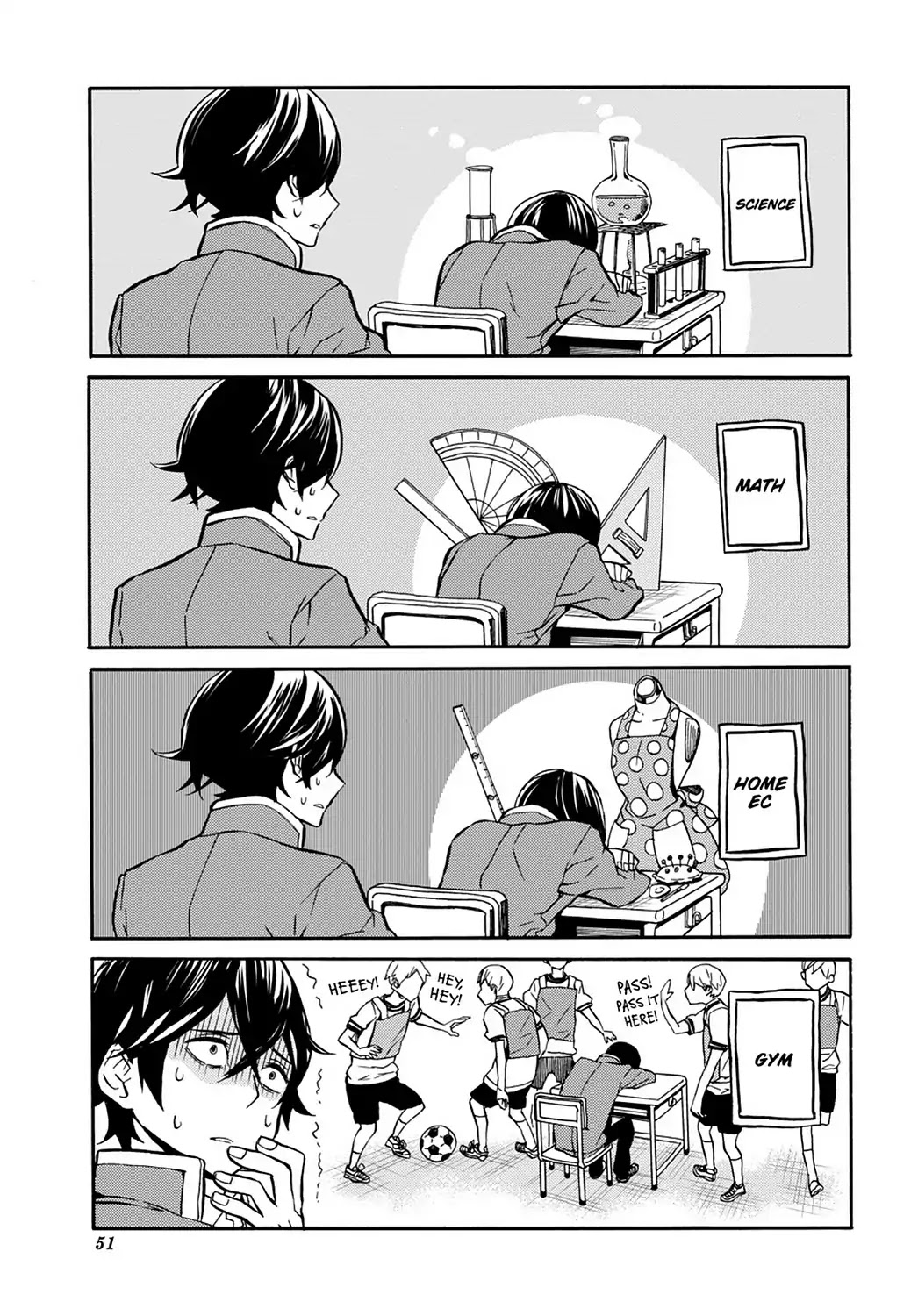 Handa-kun Chapter 31.7 page 9 - Vol.7 Extra Arc: Handa-kun & the Person in Front
