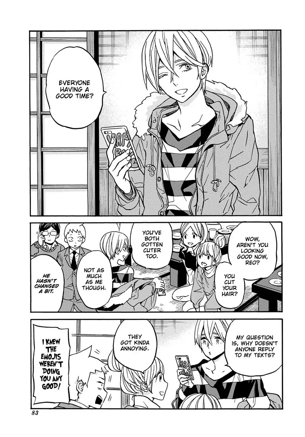 Handa-kun Chapter 31.8 page 10 - Vol.7 Extra Arc: Handa-kun & the Handa Army