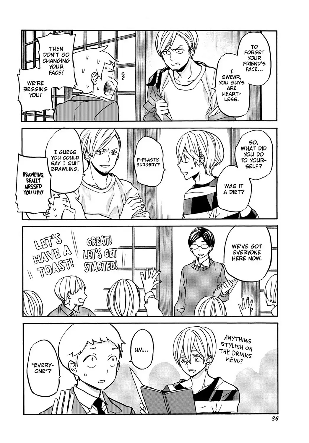 Handa-kun Chapter 31.8 page 13 - Vol.7 Extra Arc: Handa-kun & the Handa Army