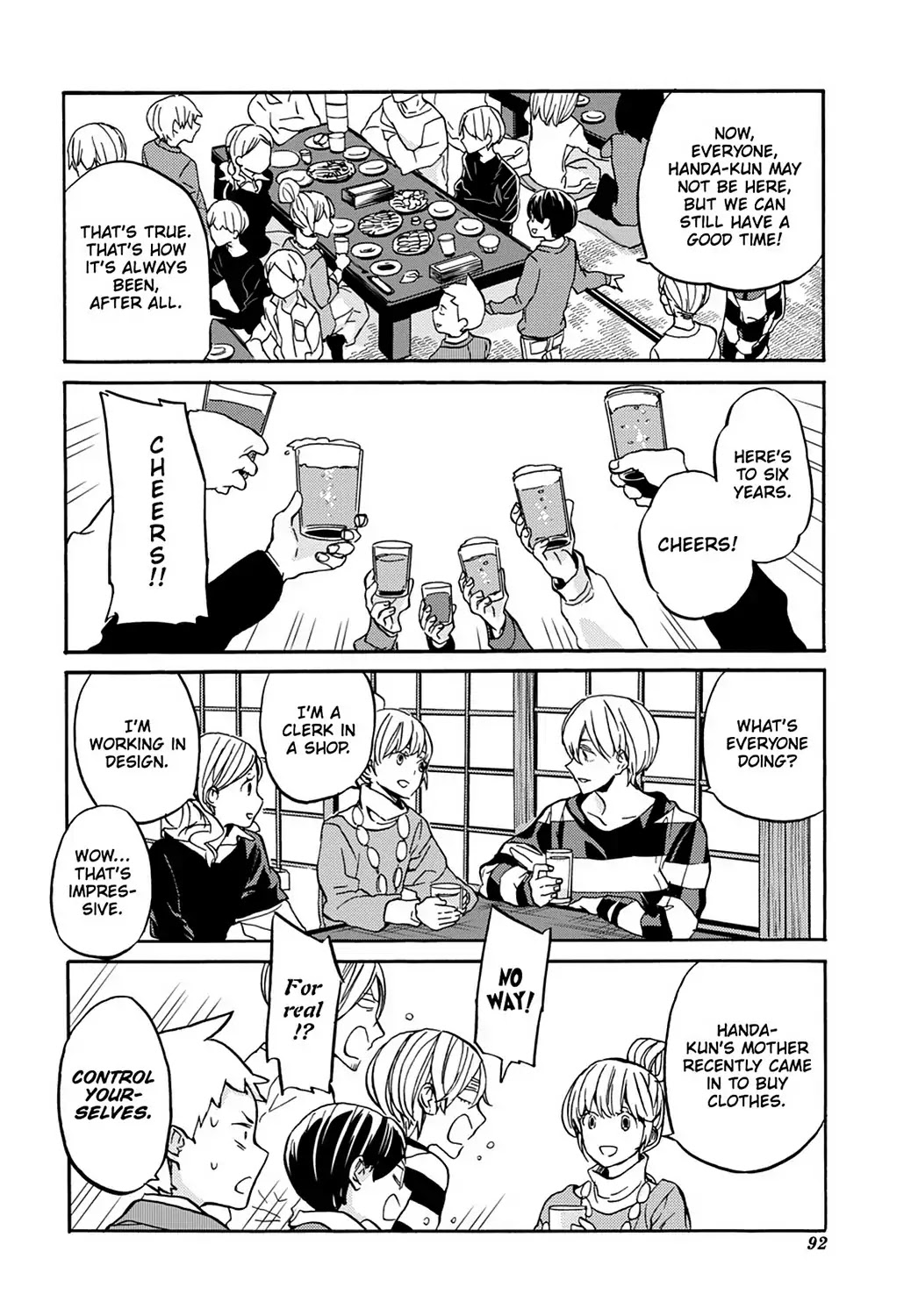 Handa-kun Chapter 31.8 page 19 - Vol.7 Extra Arc: Handa-kun & the Handa Army