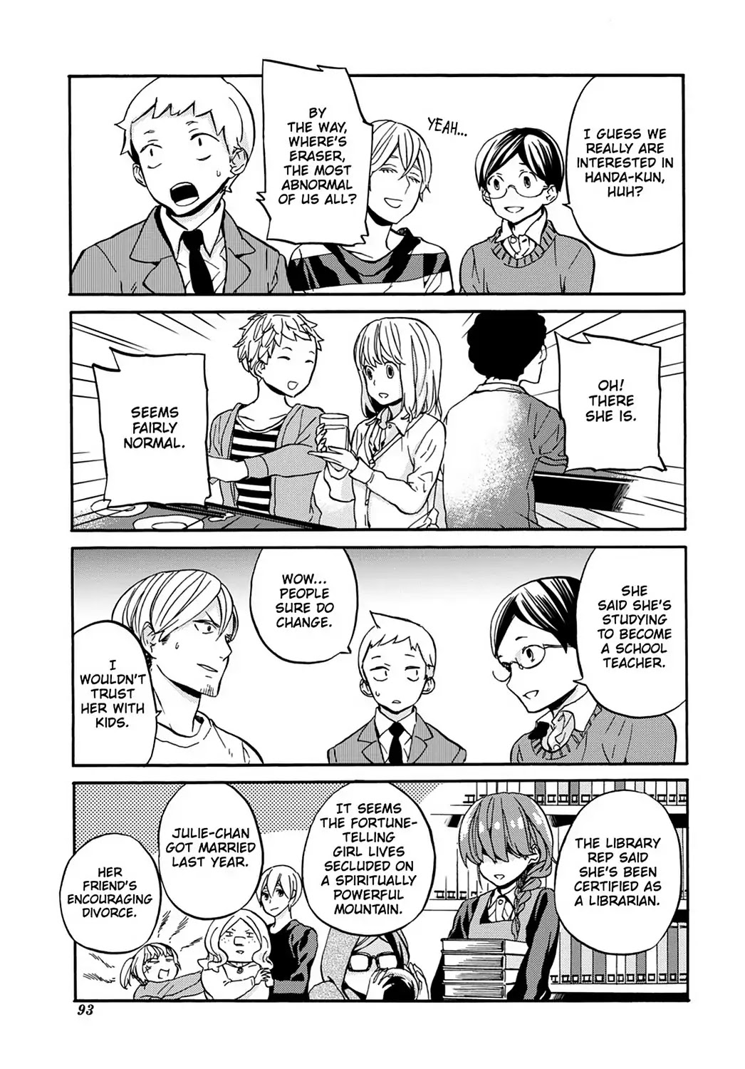 Handa-kun Chapter 31.8 page 20 - Vol.7 Extra Arc: Handa-kun & the Handa Army