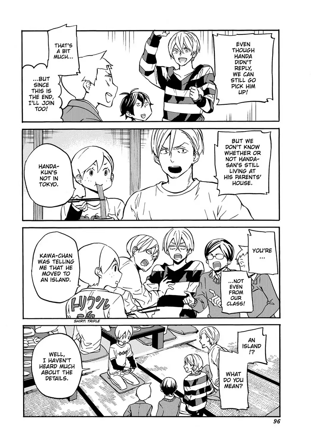 Handa-kun Chapter 31.8 page 23 - Vol.7 Extra Arc: Handa-kun & the Handa Army