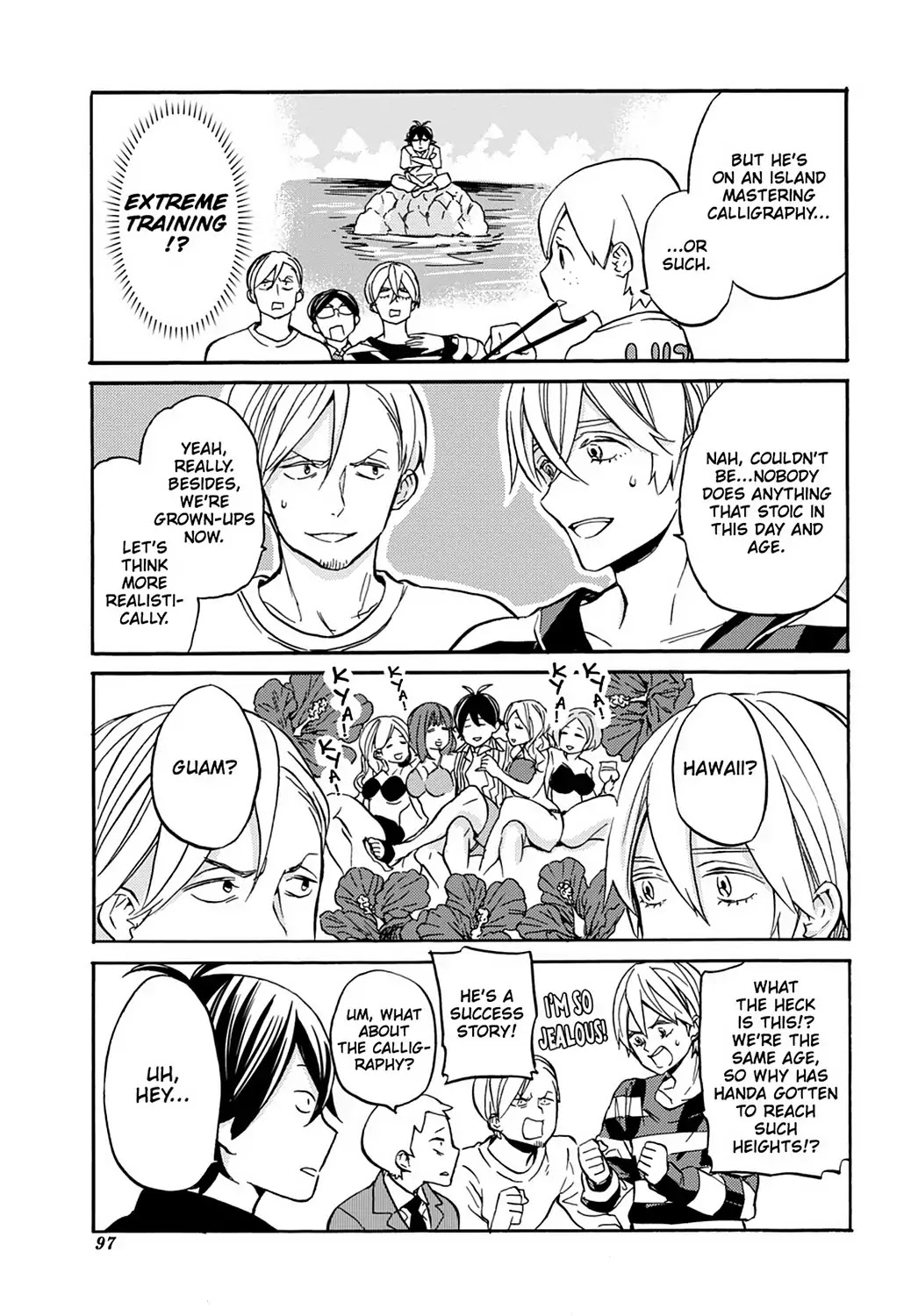 Handa-kun Chapter 31.8 page 24 - Vol.7 Extra Arc: Handa-kun & the Handa Army