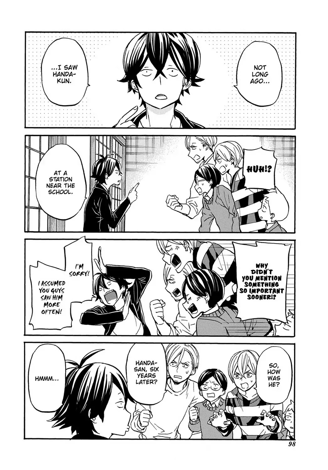 Handa-kun Chapter 31.8 page 25 - Vol.7 Extra Arc: Handa-kun & the Handa Army