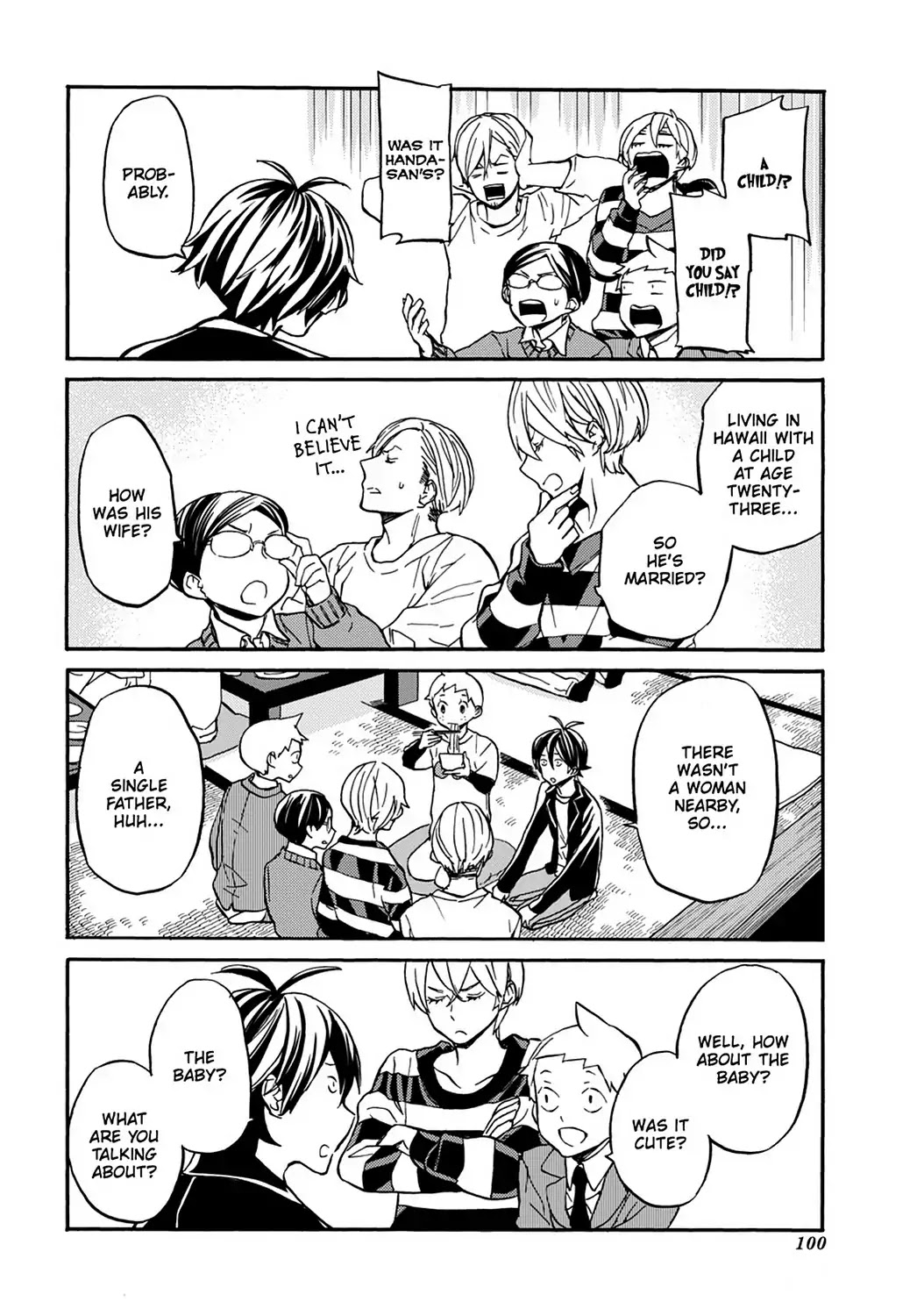 Handa-kun Chapter 31.8 page 27 - Vol.7 Extra Arc: Handa-kun & the Handa Army