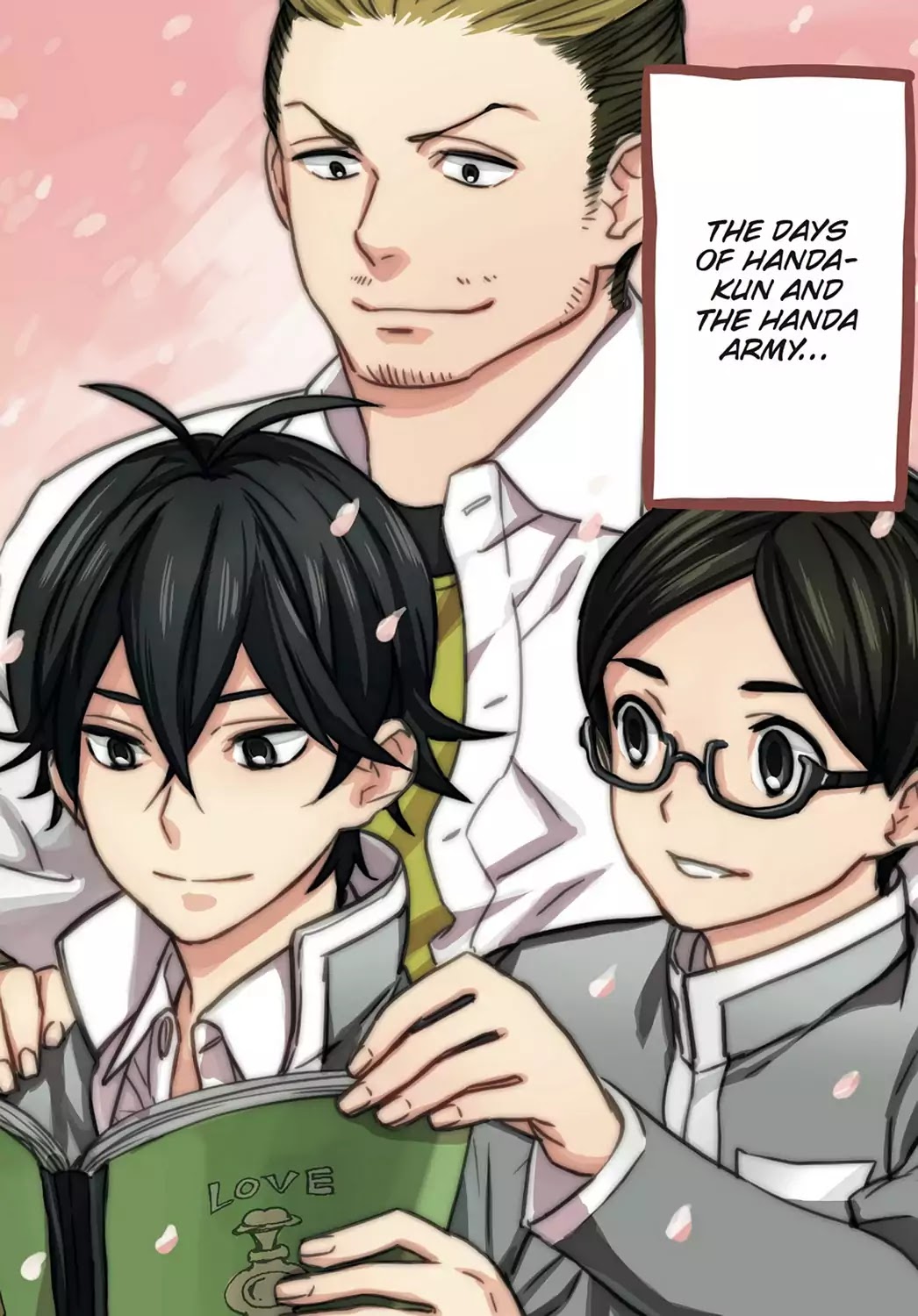 Handa-kun Chapter 31.8 page 3 - Vol.7 Extra Arc: Handa-kun & the Handa Army