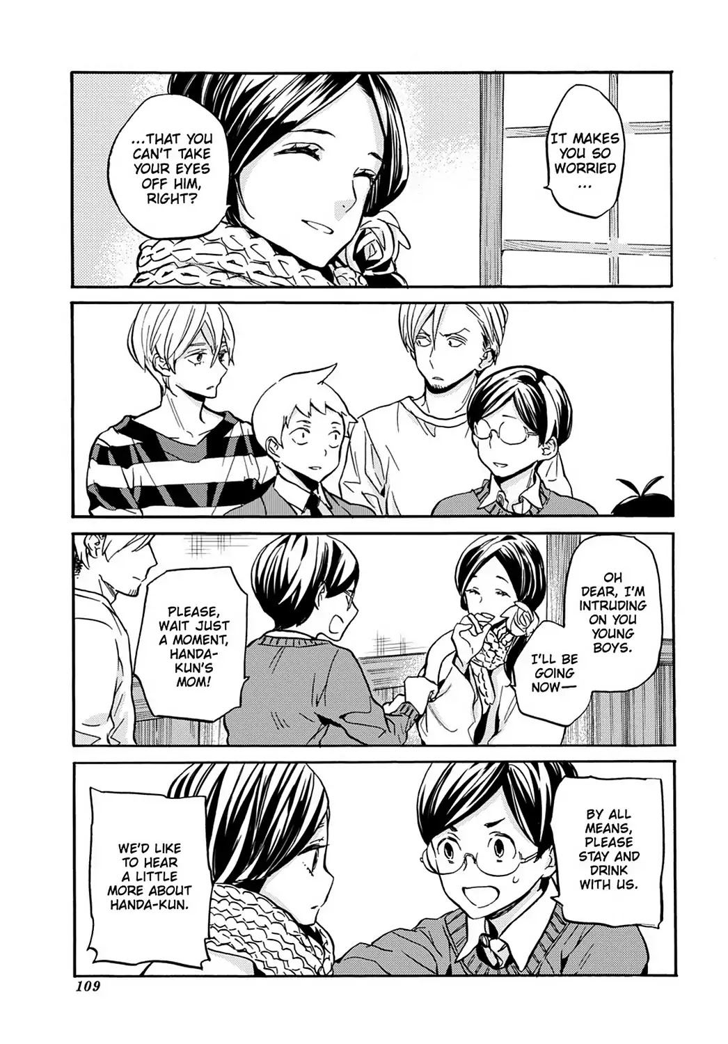 Handa-kun Chapter 31.8 page 36 - Vol.7 Extra Arc: Handa-kun & the Handa Army