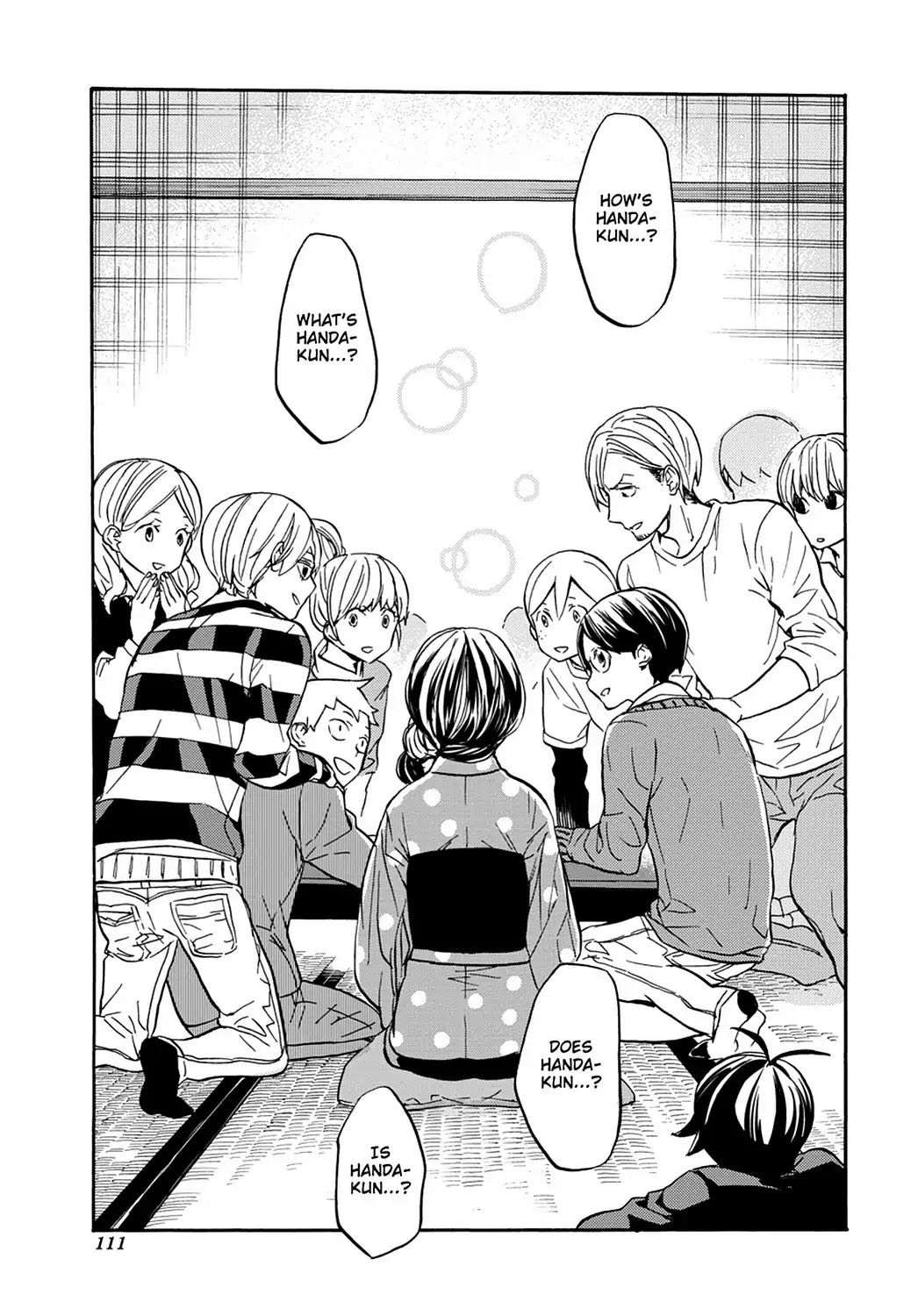 Handa-kun Chapter 31.8 page 38 - Vol.7 Extra Arc: Handa-kun & the Handa Army