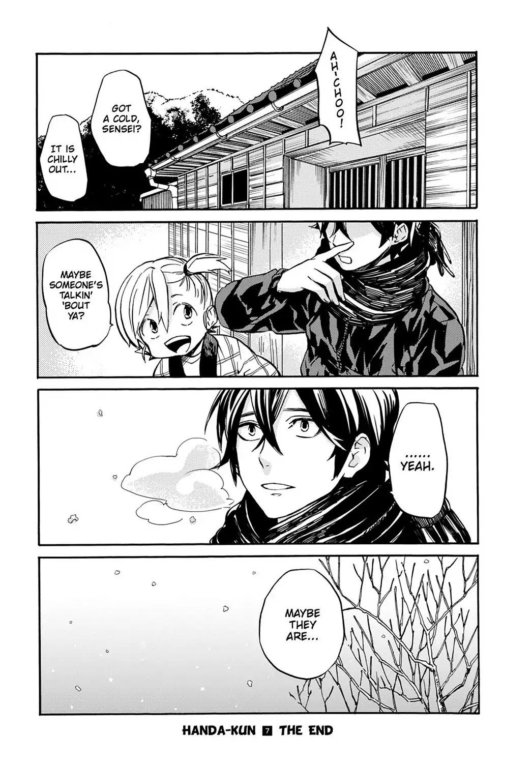 Handa-kun Chapter 31.8 page 39 - Vol.7 Extra Arc: Handa-kun & the Handa Army