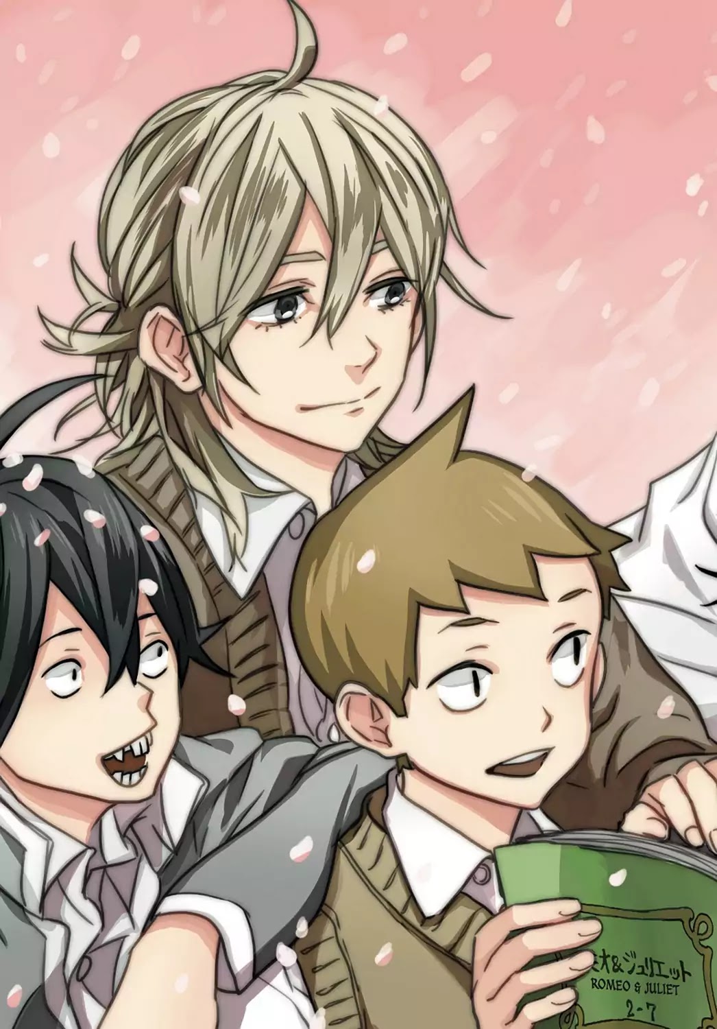 Handa-kun Chapter 31.8 page 4 - Vol.7 Extra Arc: Handa-kun & the Handa Army
