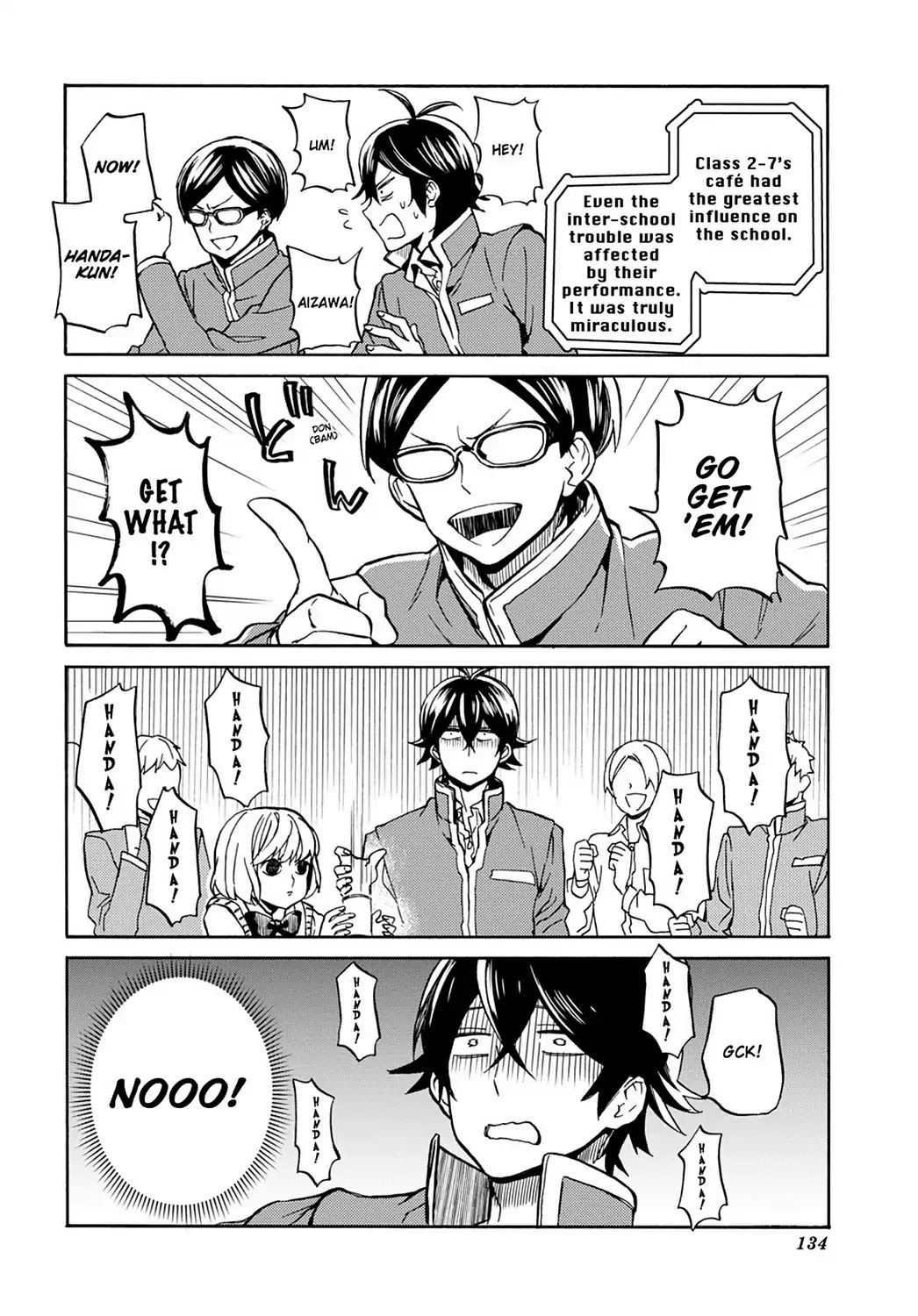 Handa-kun Chapter 31 page 12 - Vol.6 Final Chapter: Handa-kun & the After-Festival