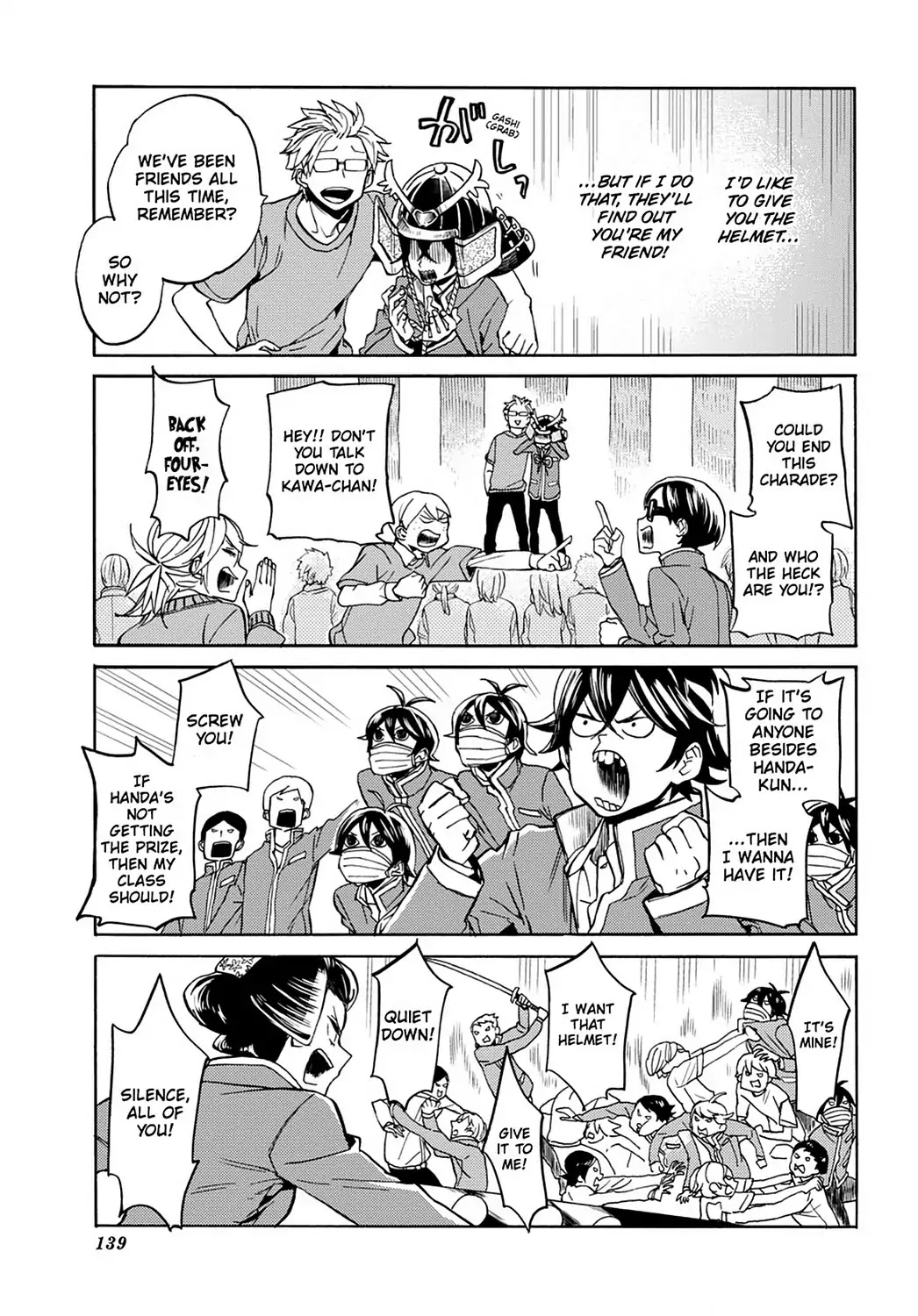 Handa-kun Chapter 31 page 17 - Vol.6 Final Chapter: Handa-kun & the After-Festival