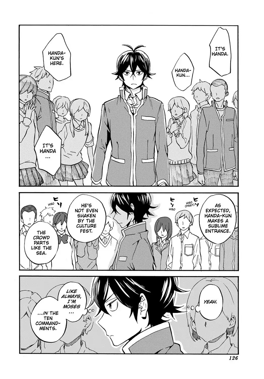 Handa-kun Chapter 31 page 4 - Vol.6 Final Chapter: Handa-kun & the After-Festival