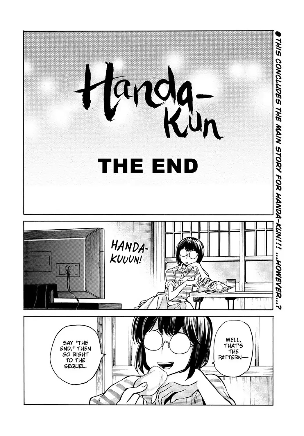 Handa-kun Chapter 31 page 43 - Vol.6 Final Chapter: Handa-kun & the After-Festival
