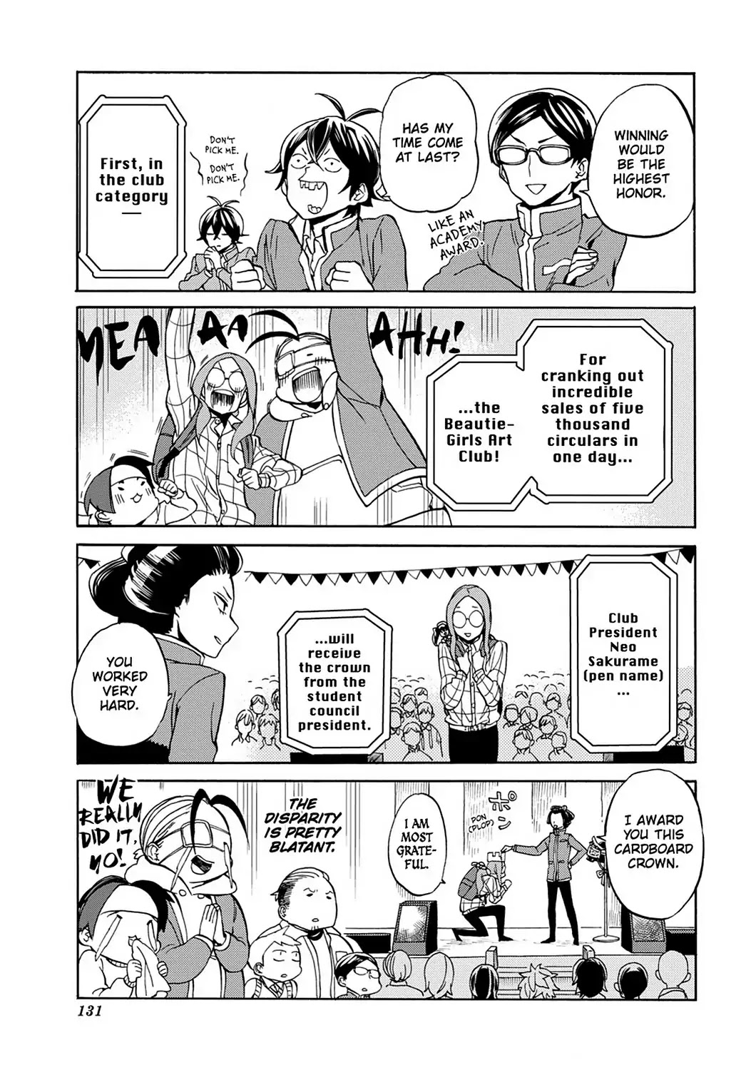 Handa-kun Chapter 31 page 9 - Vol.6 Final Chapter: Handa-kun & the After-Festival