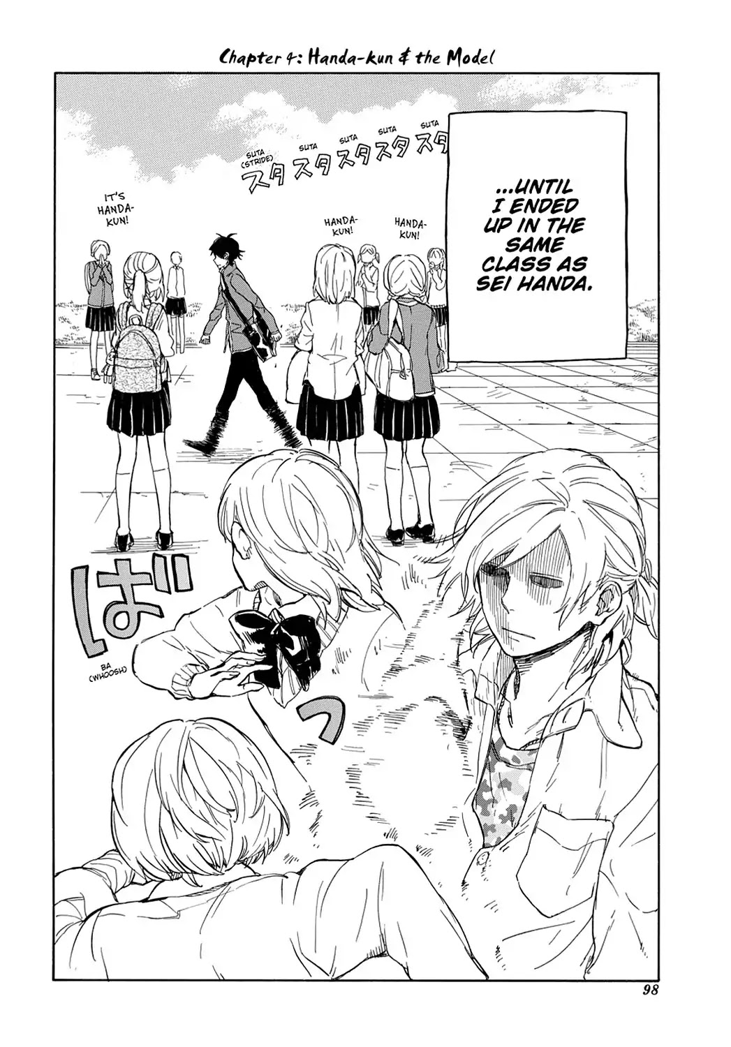 Handa-kun Chapter 4 page 2 - Chapter 4: Handa-kun & the Model