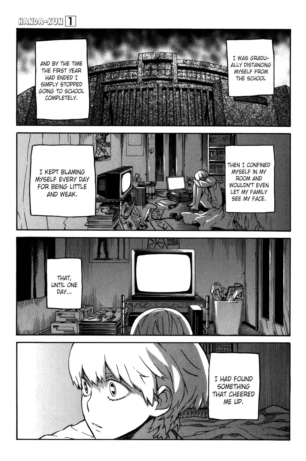 Handa-kun Chapter 5 page 13 - Chapter 5 : Handa-kun and the Truant