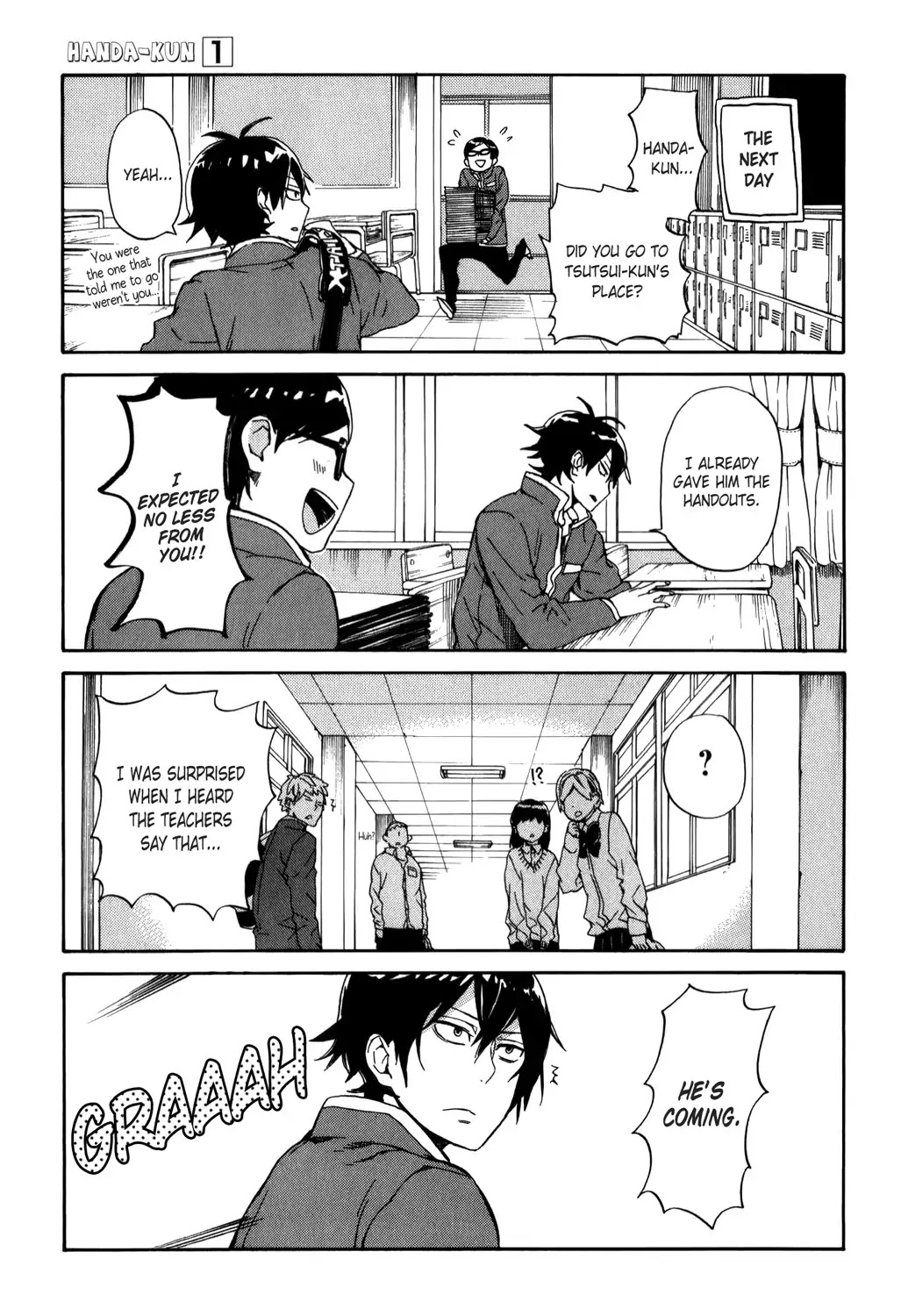 Handa-kun Chapter 5 page 29 - Chapter 5 : Handa-kun and the Truant