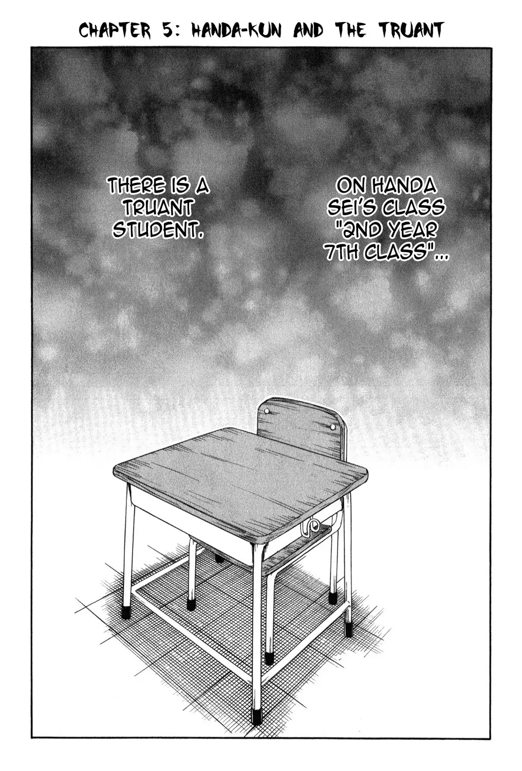Handa-kun Chapter 5 page 3 - Chapter 5 : Handa-kun and the Truant