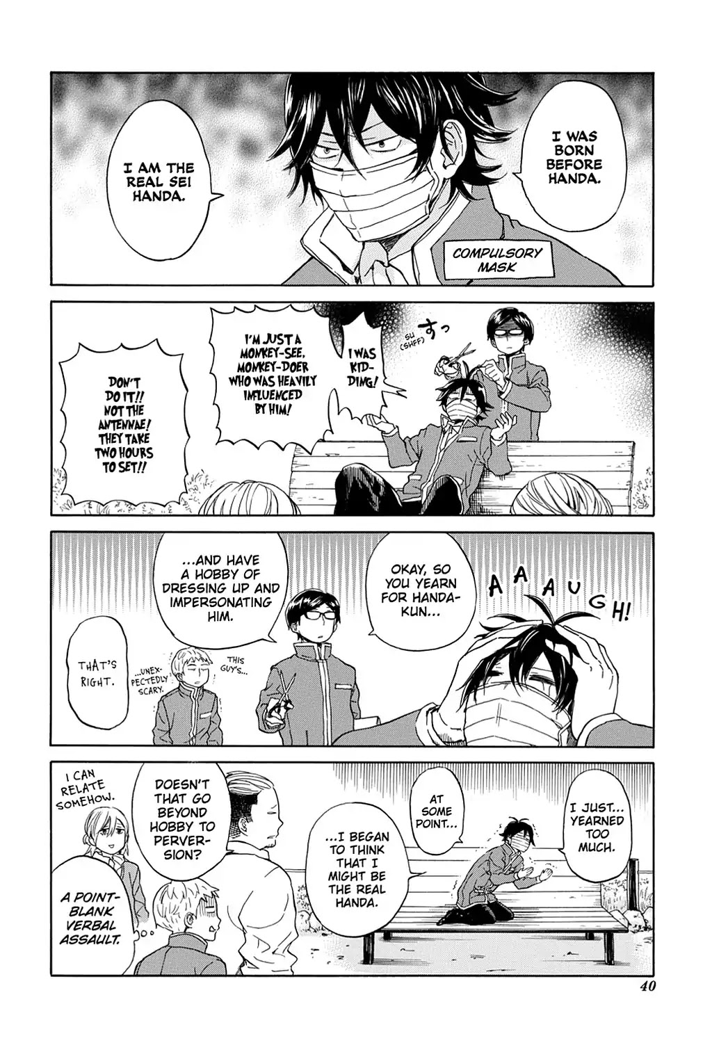 Handa-kun Chapter 7 page 12 - Chapter 7: Handa-kun & ...Handa-kun?