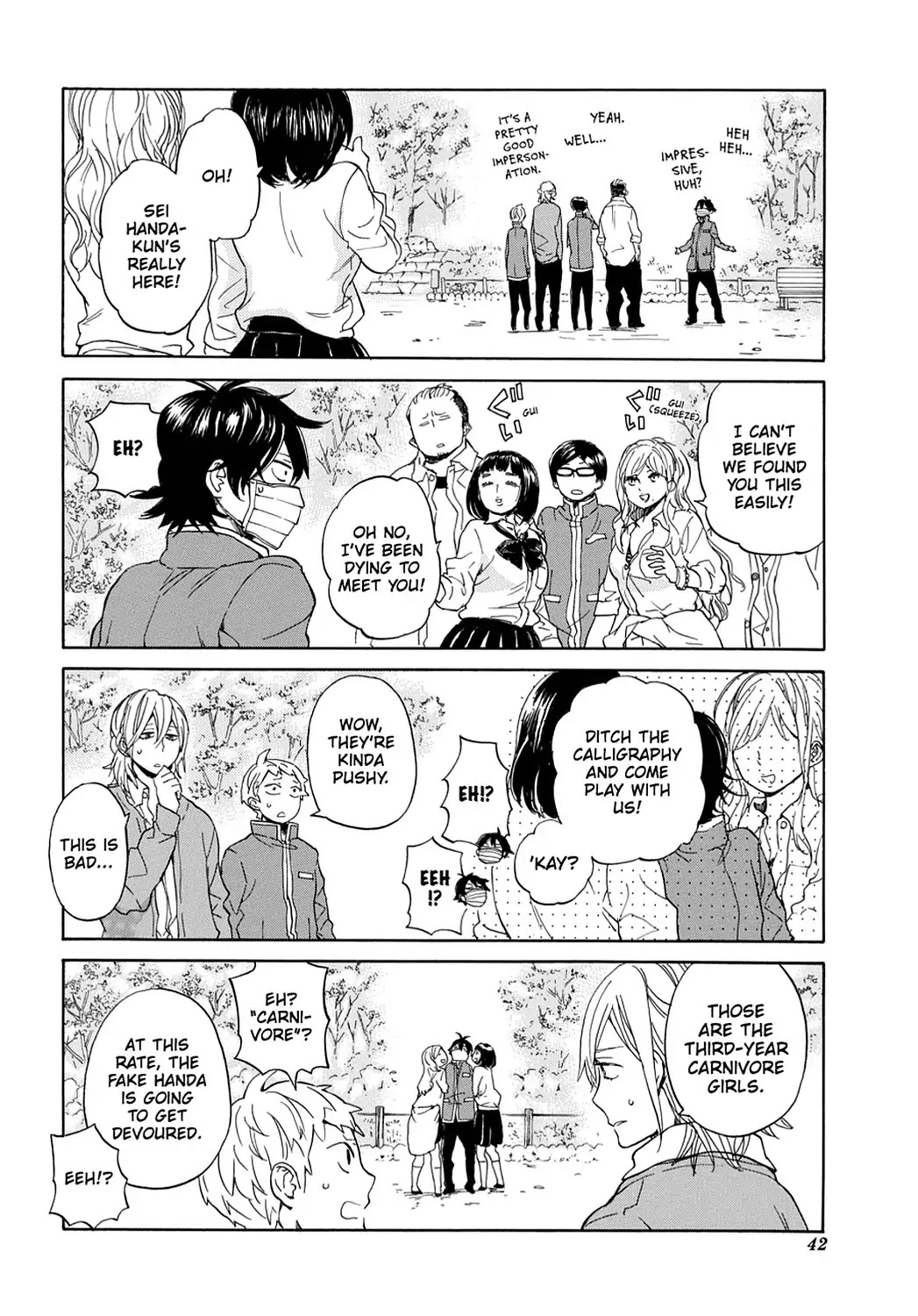 Handa-kun Chapter 7 page 14 - Chapter 7: Handa-kun & ...Handa-kun?