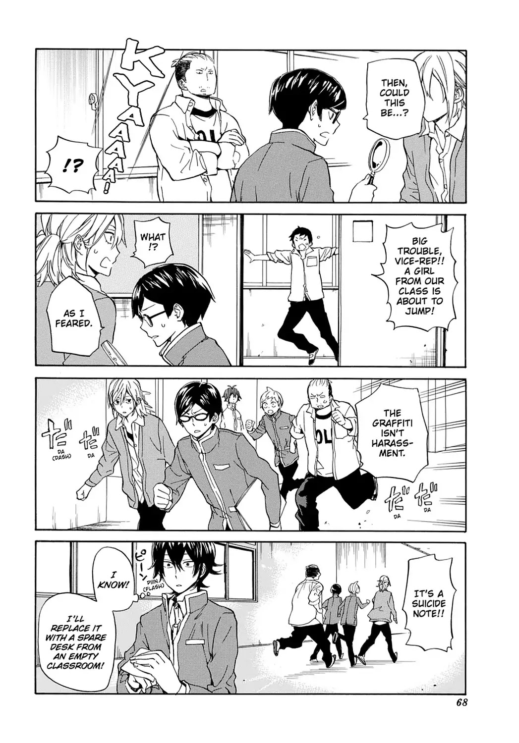 Handa-kun Chapter 8 page 10 - Chapter 8: Handa-kun & Girls' Jealousy