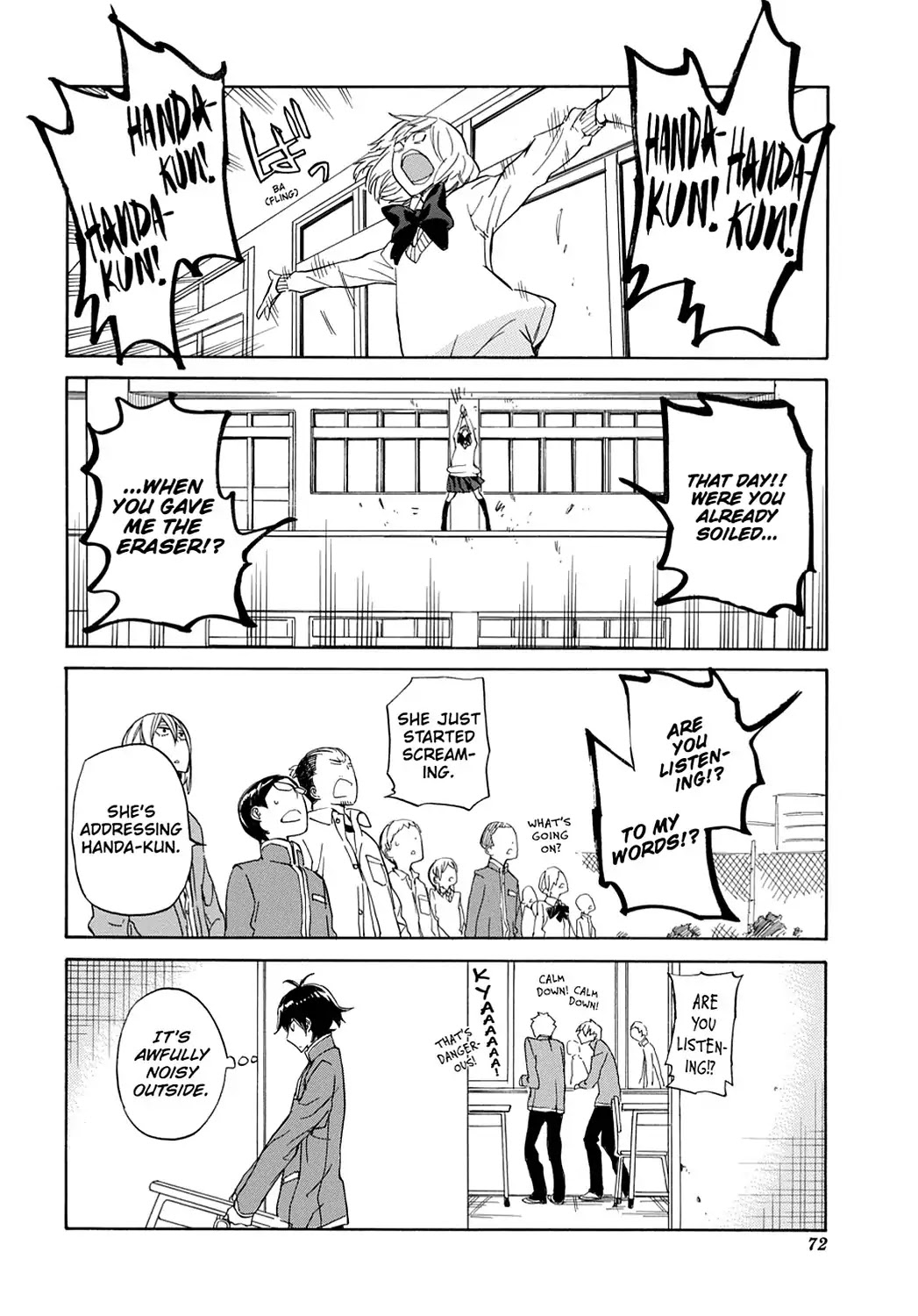 Handa-kun Chapter 8 page 14 - Chapter 8: Handa-kun & Girls' Jealousy