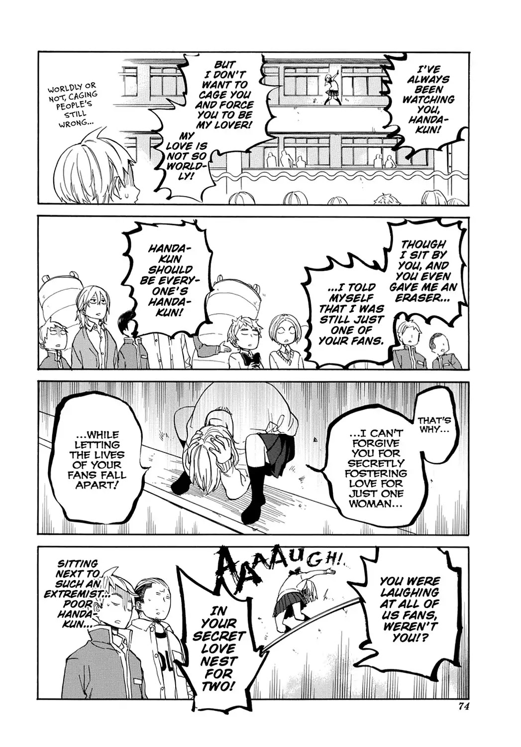 Handa-kun Chapter 8 page 16 - Chapter 8: Handa-kun & Girls' Jealousy