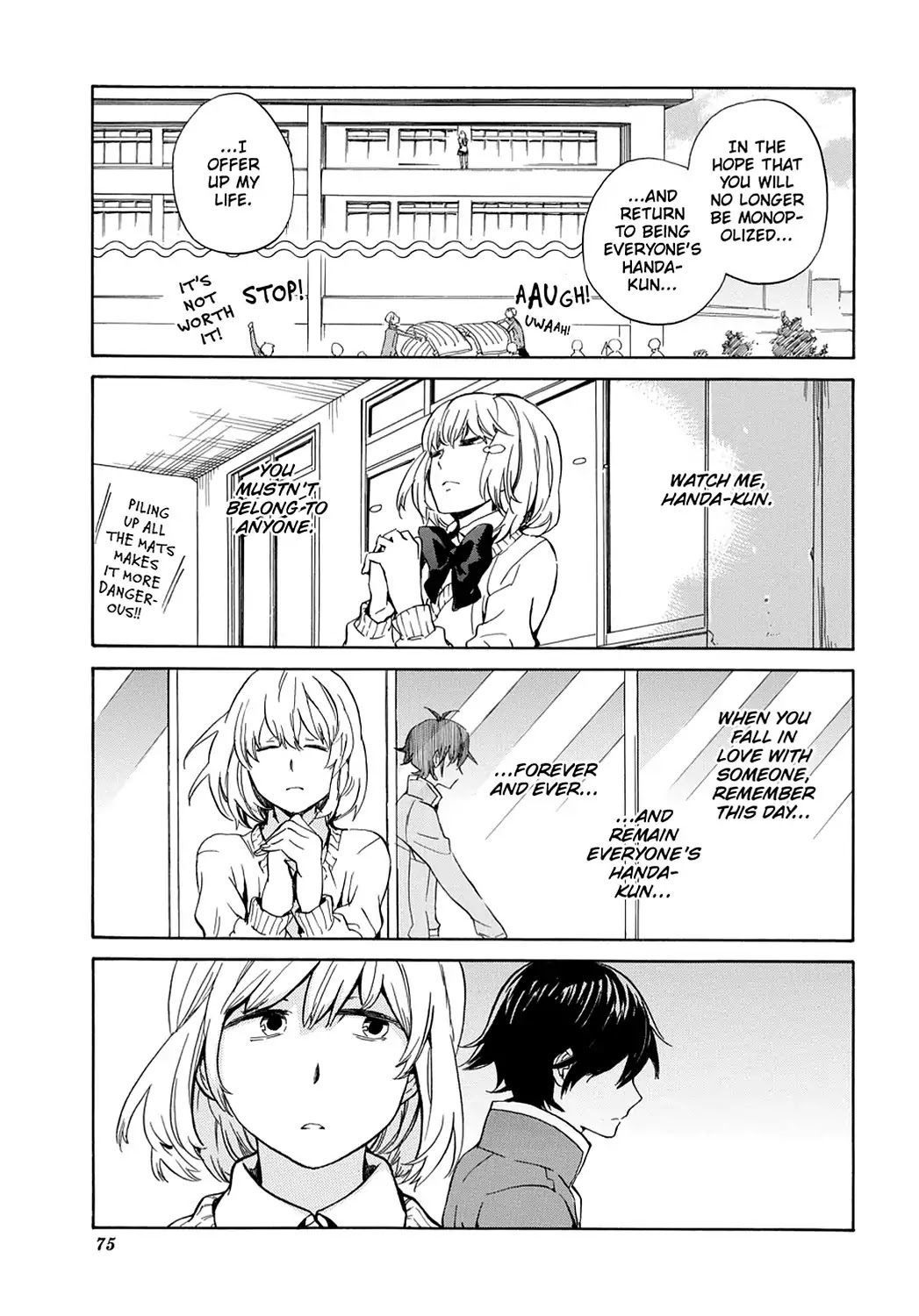 Handa-kun Chapter 8 page 17 - Chapter 8: Handa-kun & Girls' Jealousy