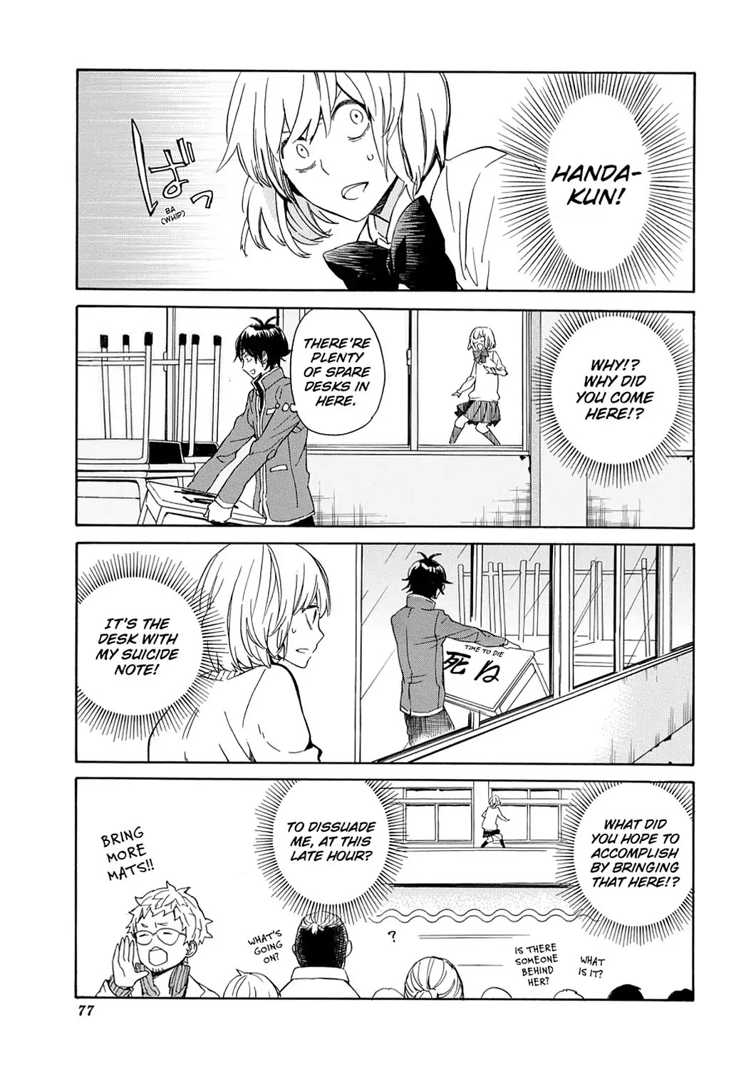 Handa-kun Chapter 8 page 19 - Chapter 8: Handa-kun & Girls' Jealousy