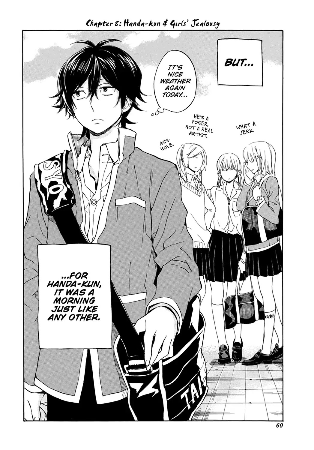 Handa-kun Chapter 8 page 2 - Chapter 8: Handa-kun & Girls' Jealousy
